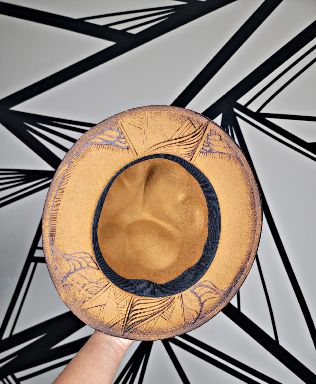 Wool Asymmetrical Top Hat