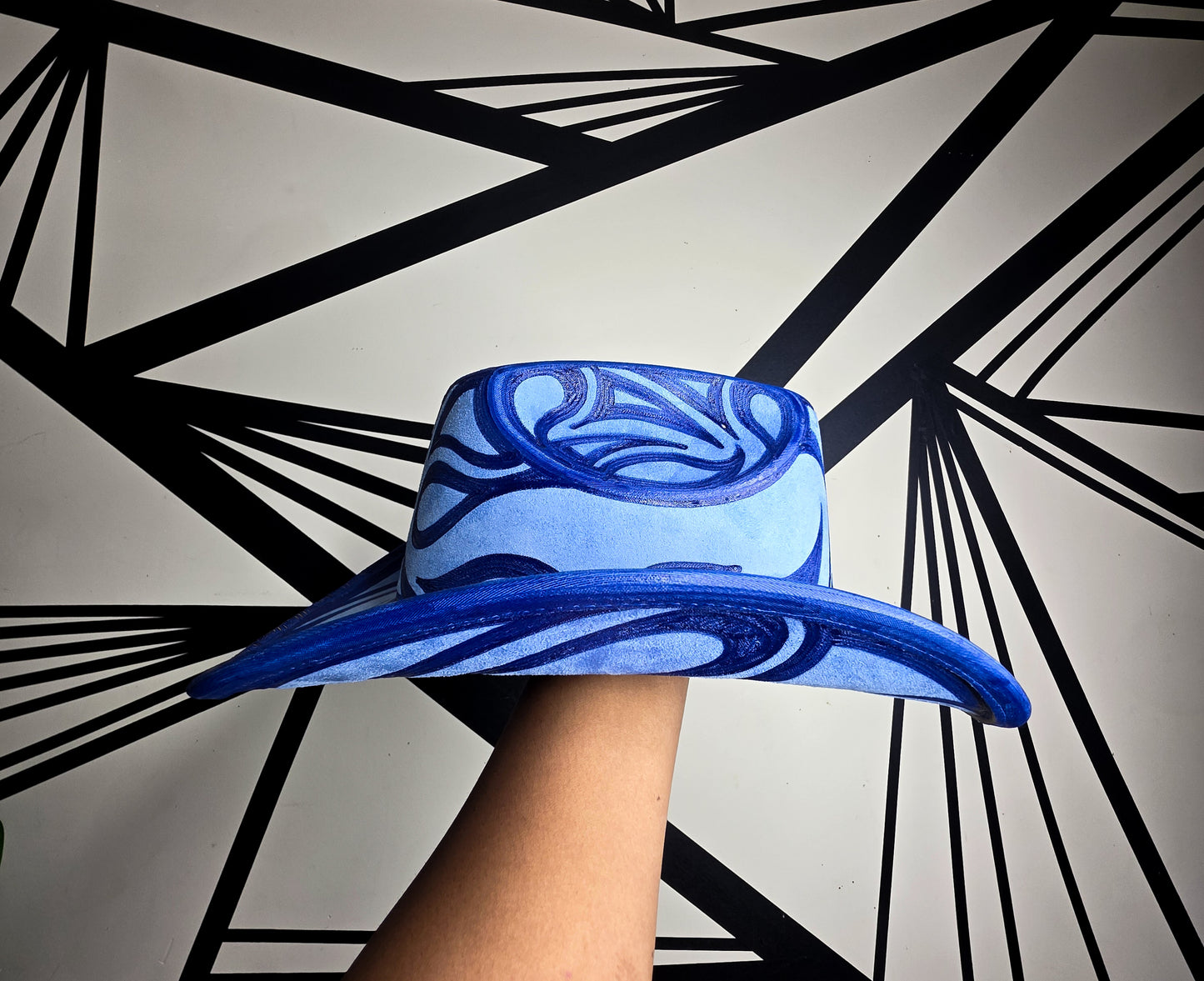 Cobalt/Baby Blue Standard Brim Cowboy Hat