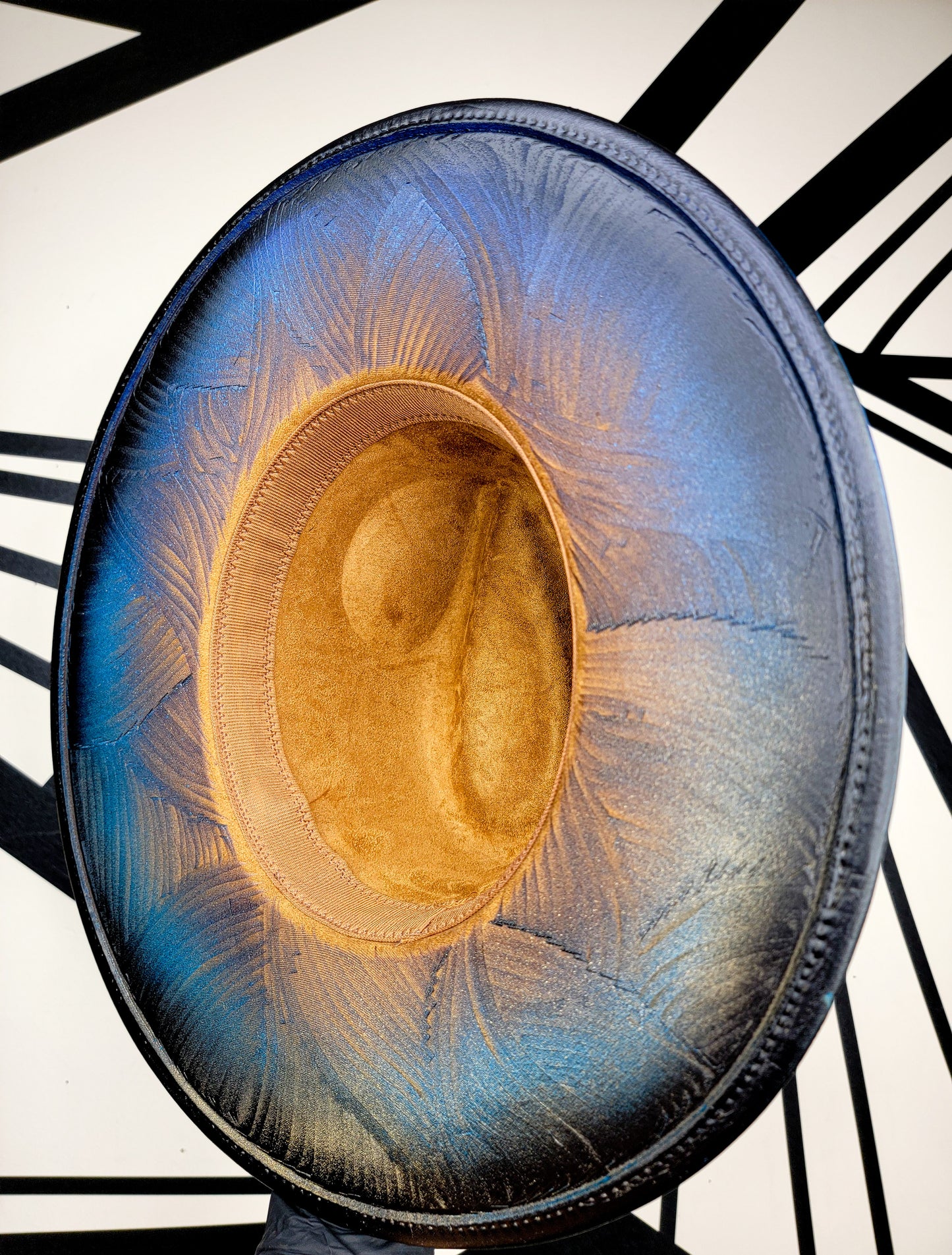 Peacock Wide Brim Fedora 3