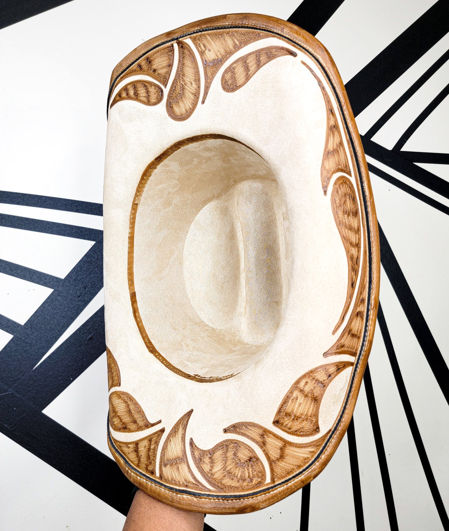 Cream Wide Brim Cowboy Hat