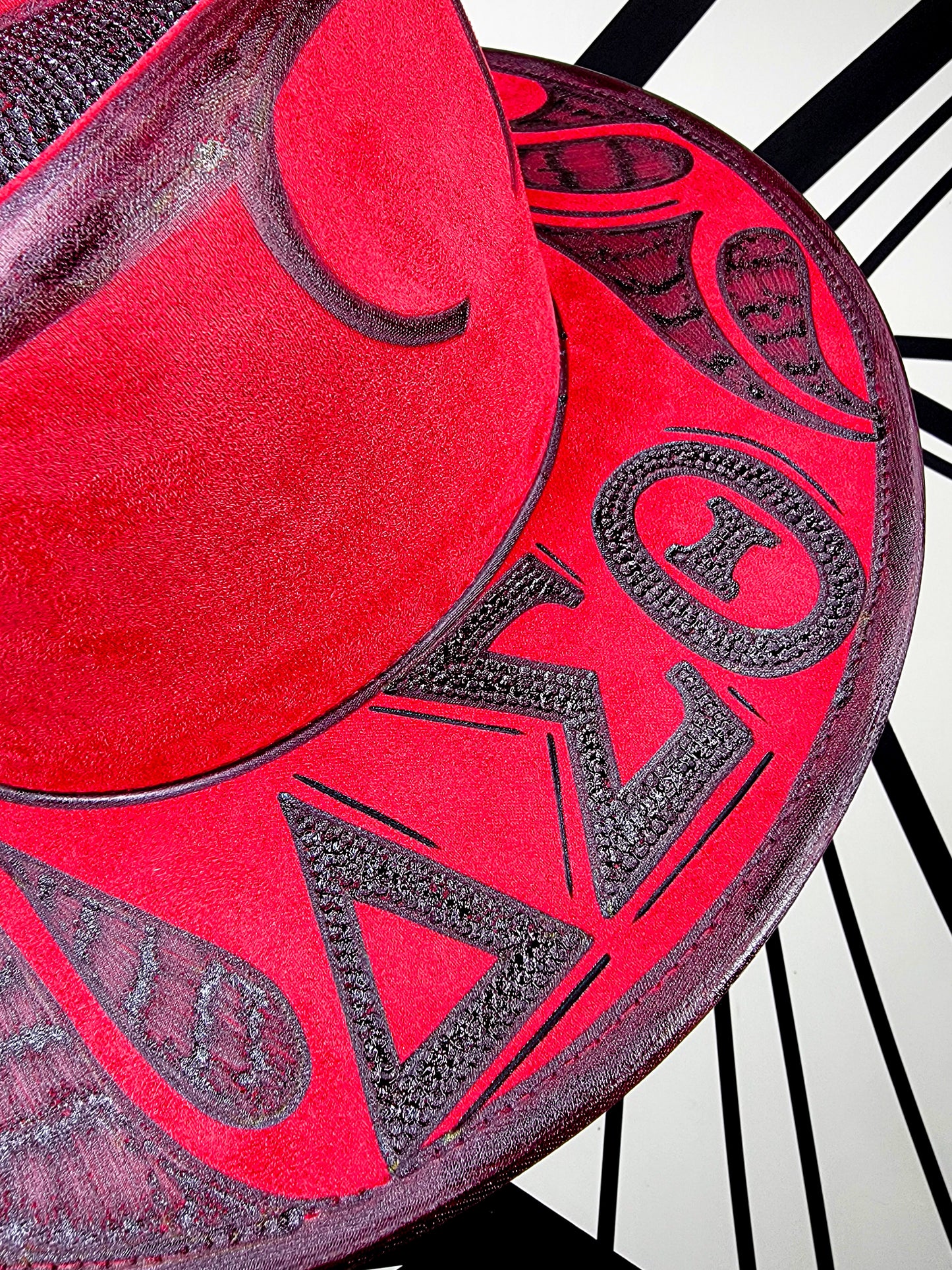 Crimson Delta Sigma Theta Fedora