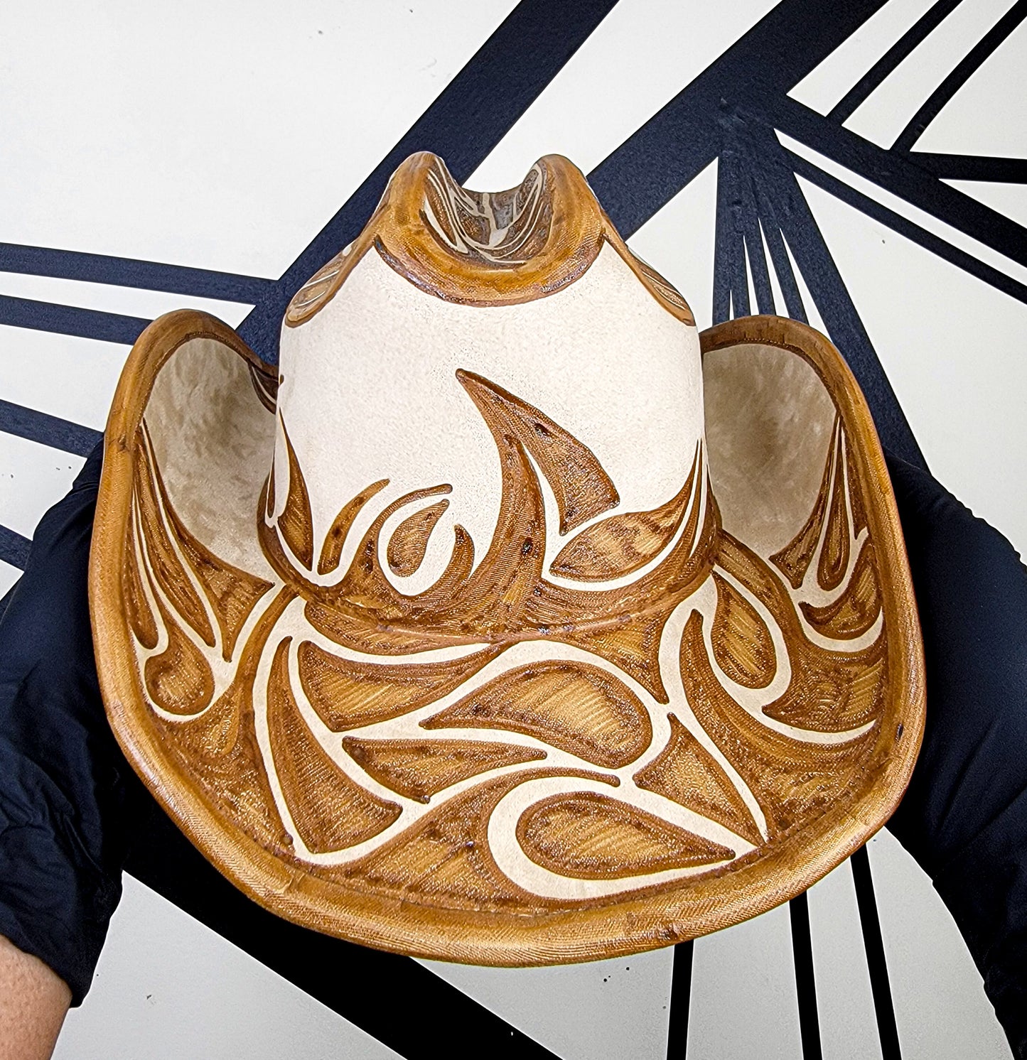 Cream Wide Brim Cowboy Hat