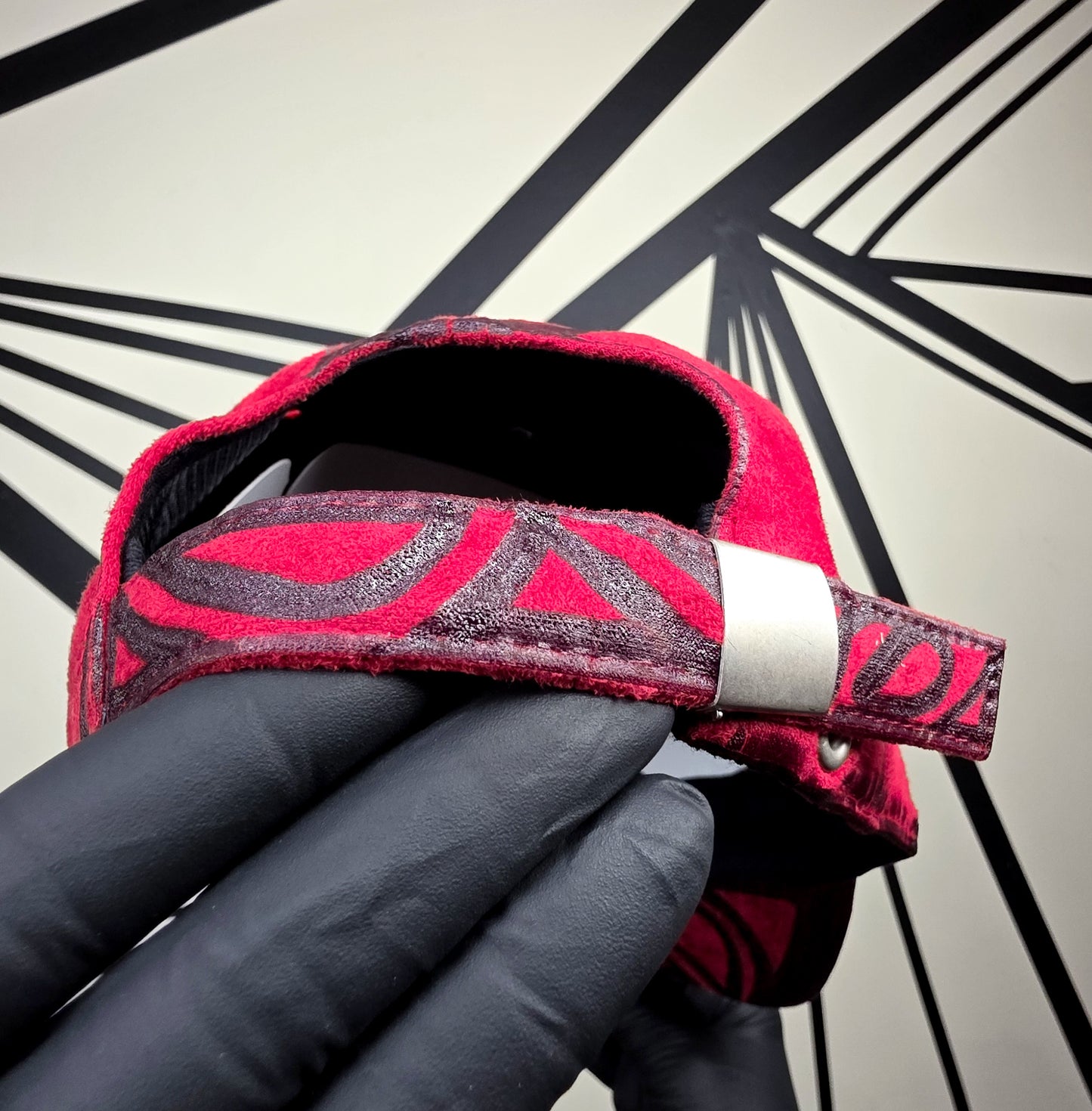 Crimson/Black Baseball Cap