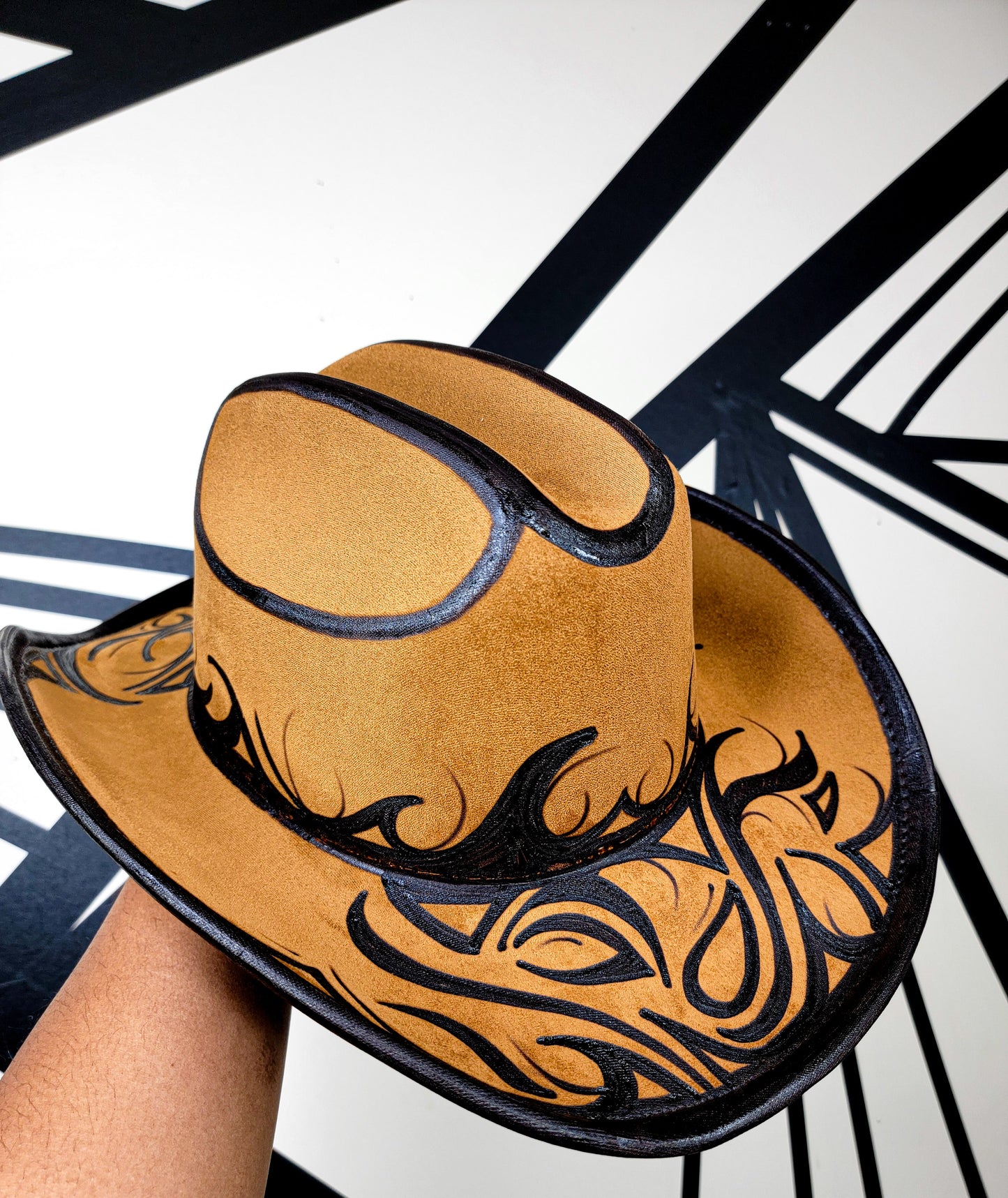 Wide Brim Cowboy Hat