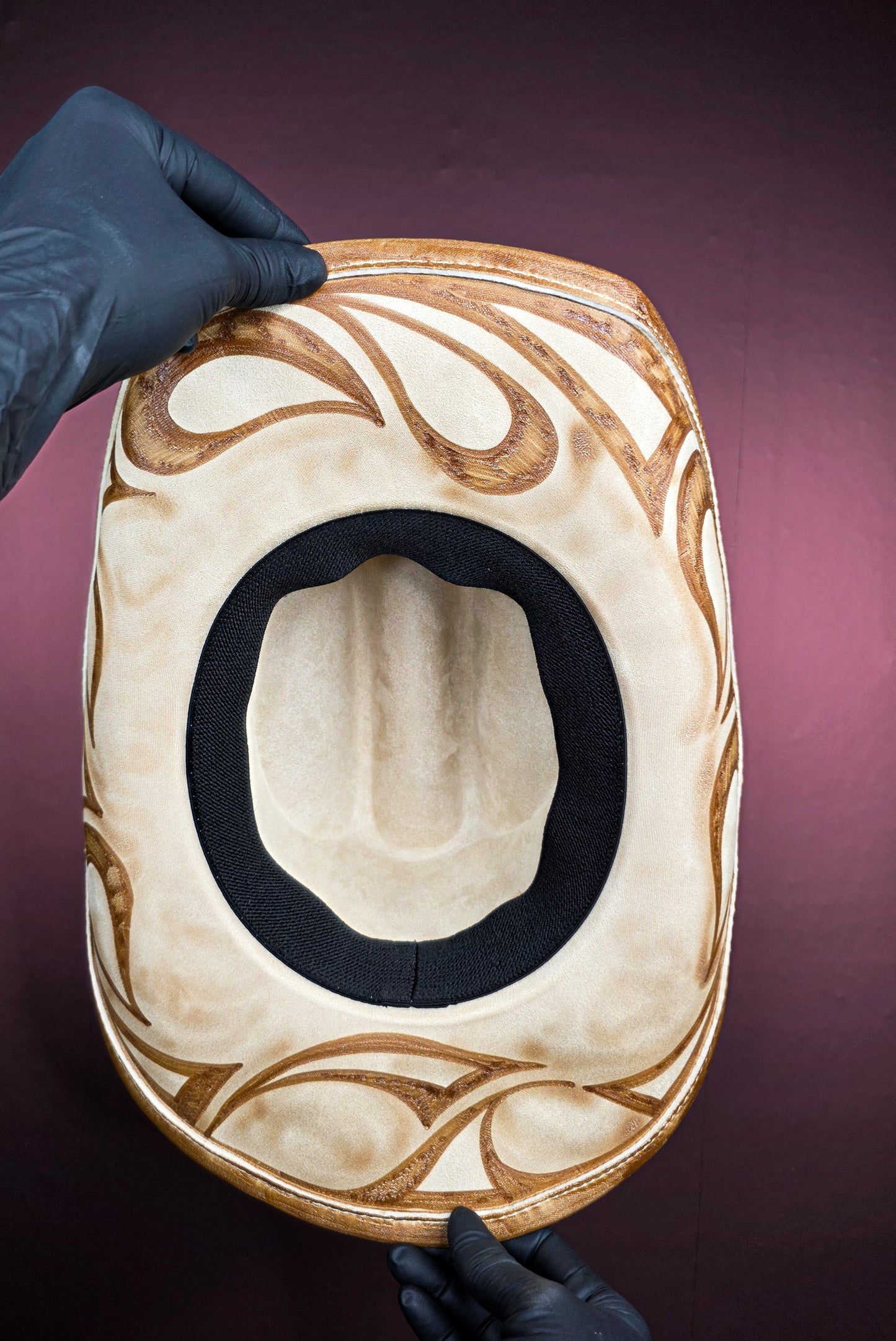Torched Cream Wide Brim Cowboy Hat