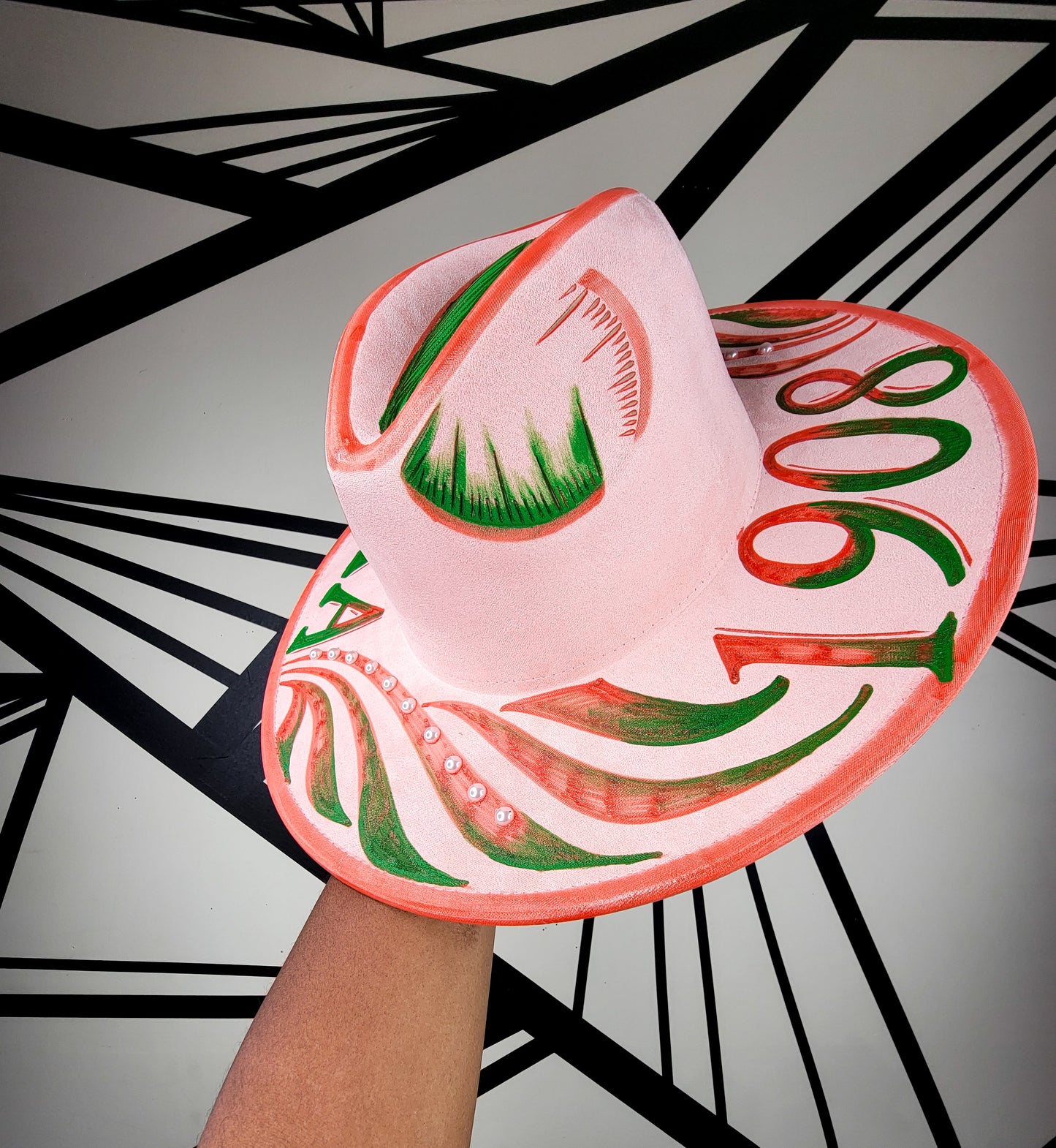 Alpha Kappa Alpha Wide Brim Fedora