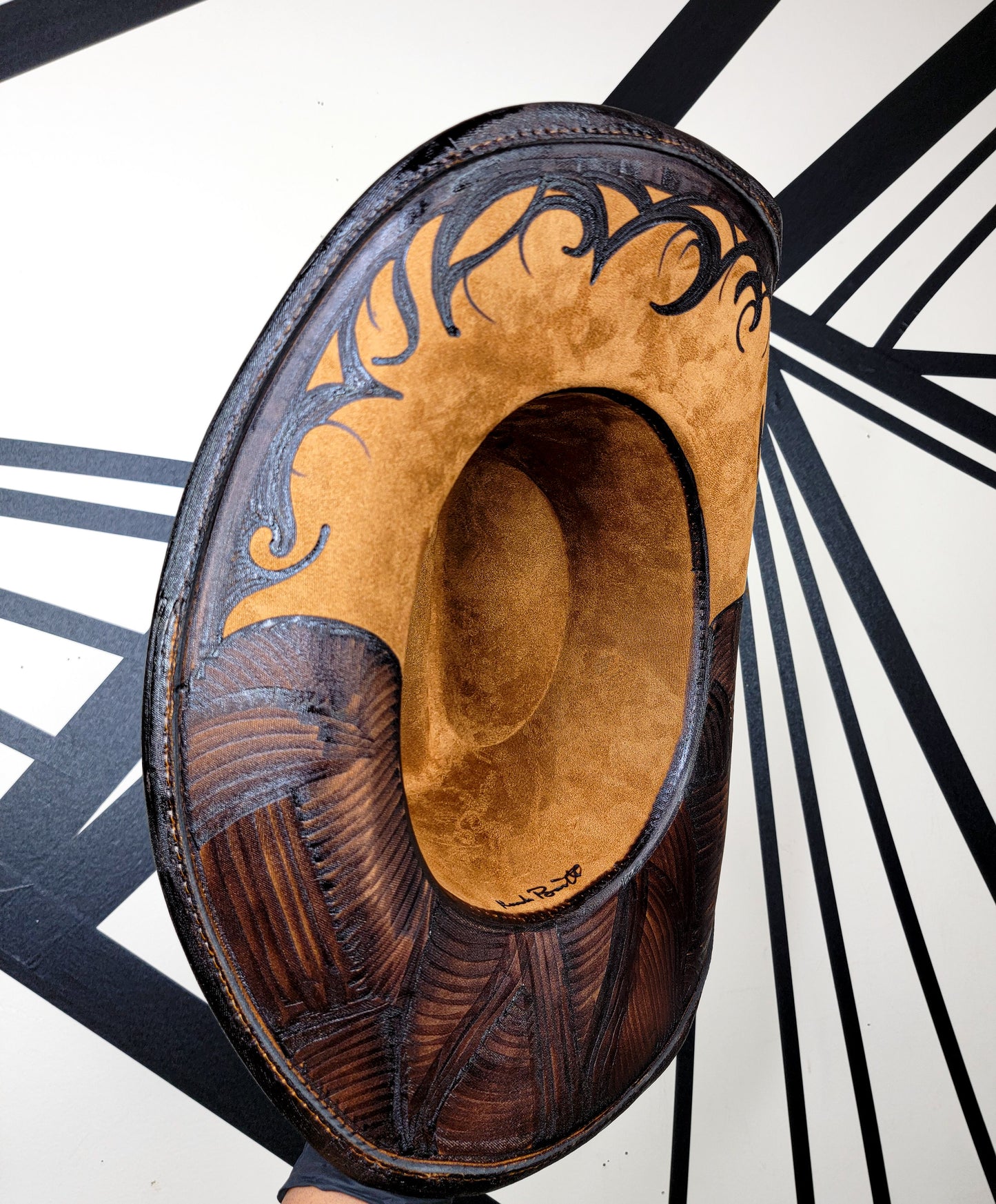 Wide Brim Cowboy Hat