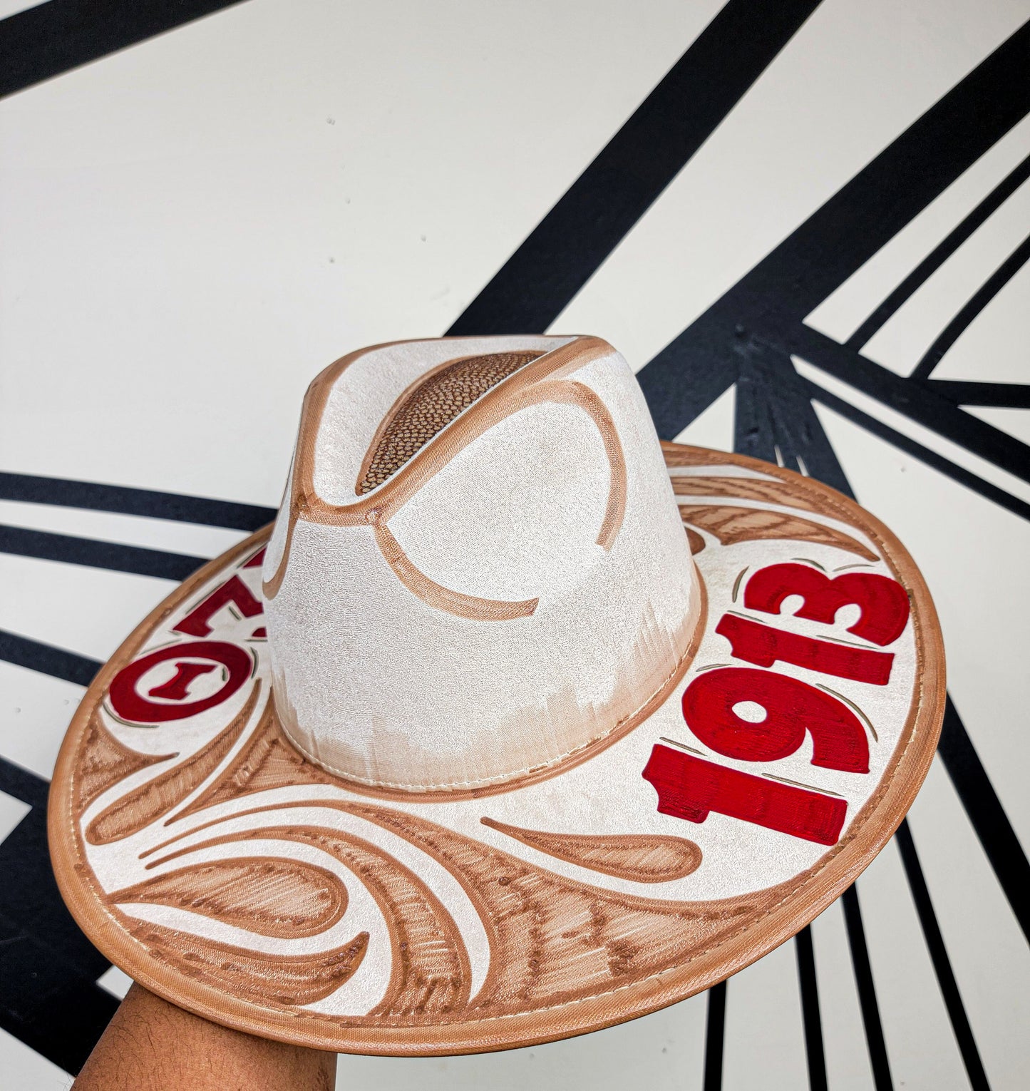 Cream Delta Sigma Theta Fedora