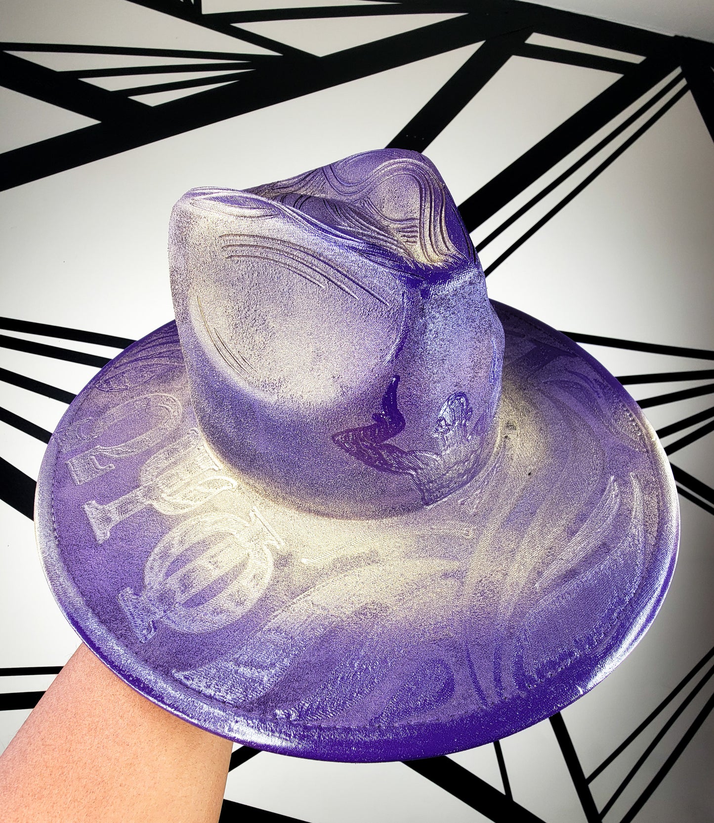 Omega Psi Phi Wide Brim Fedora