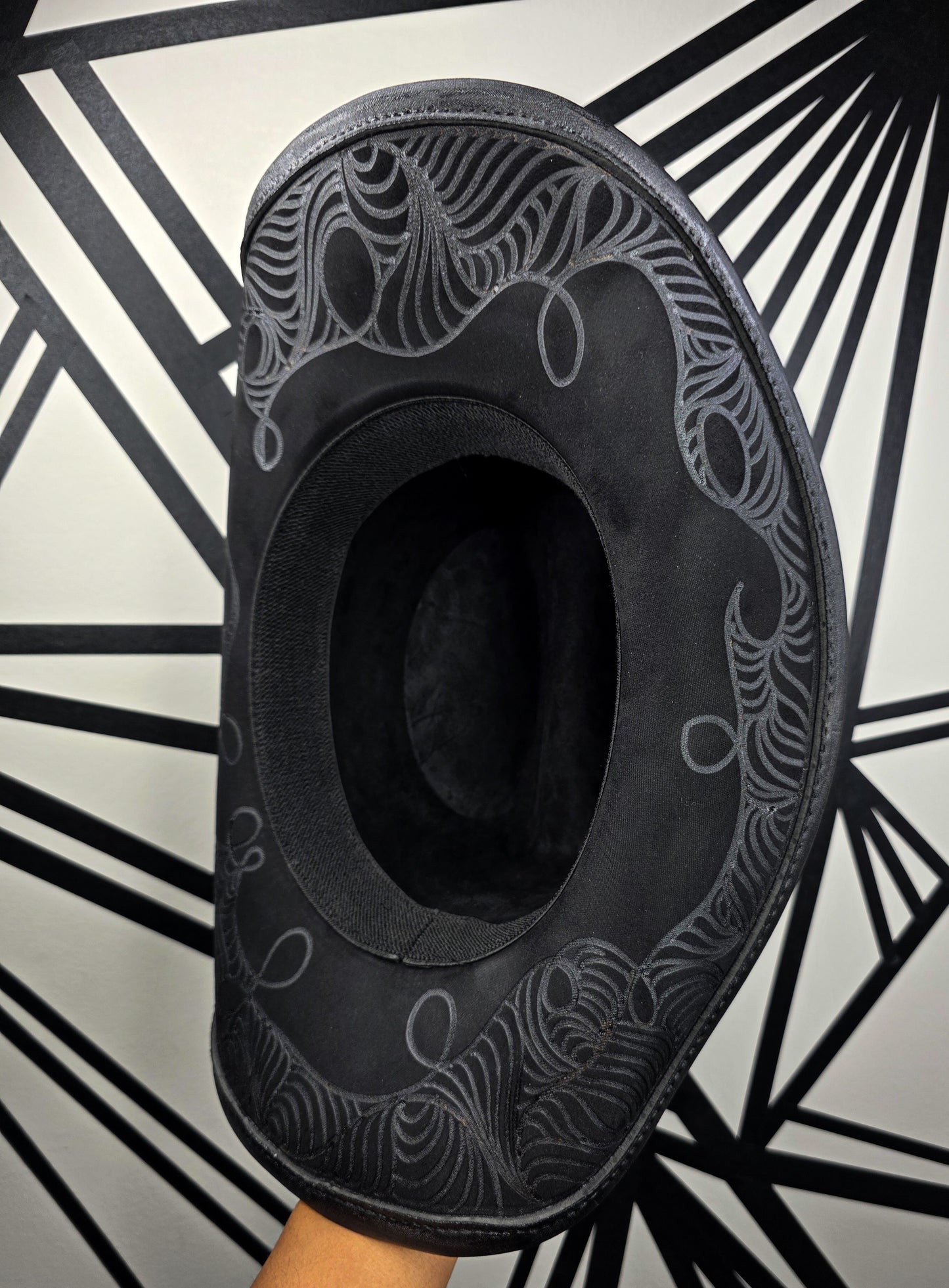 Black Wide Brim Cowboy Hat