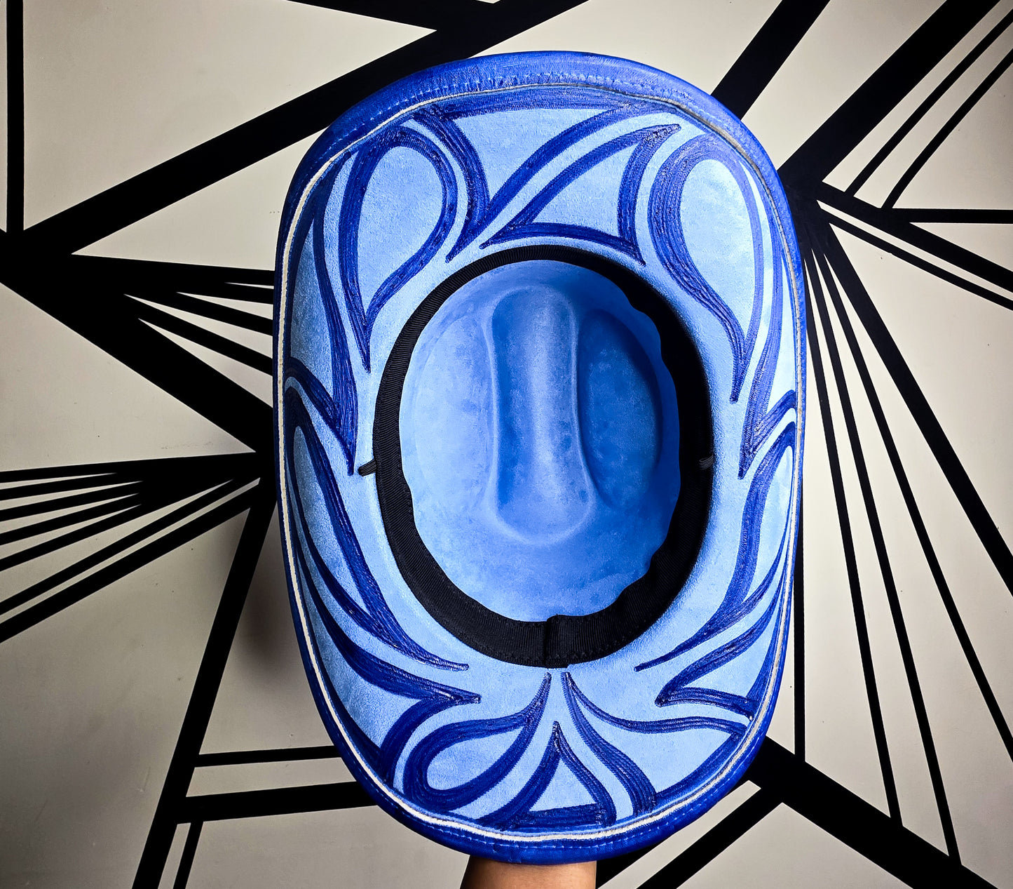 Cobalt/Baby Blue Standard Brim Cowboy Hat