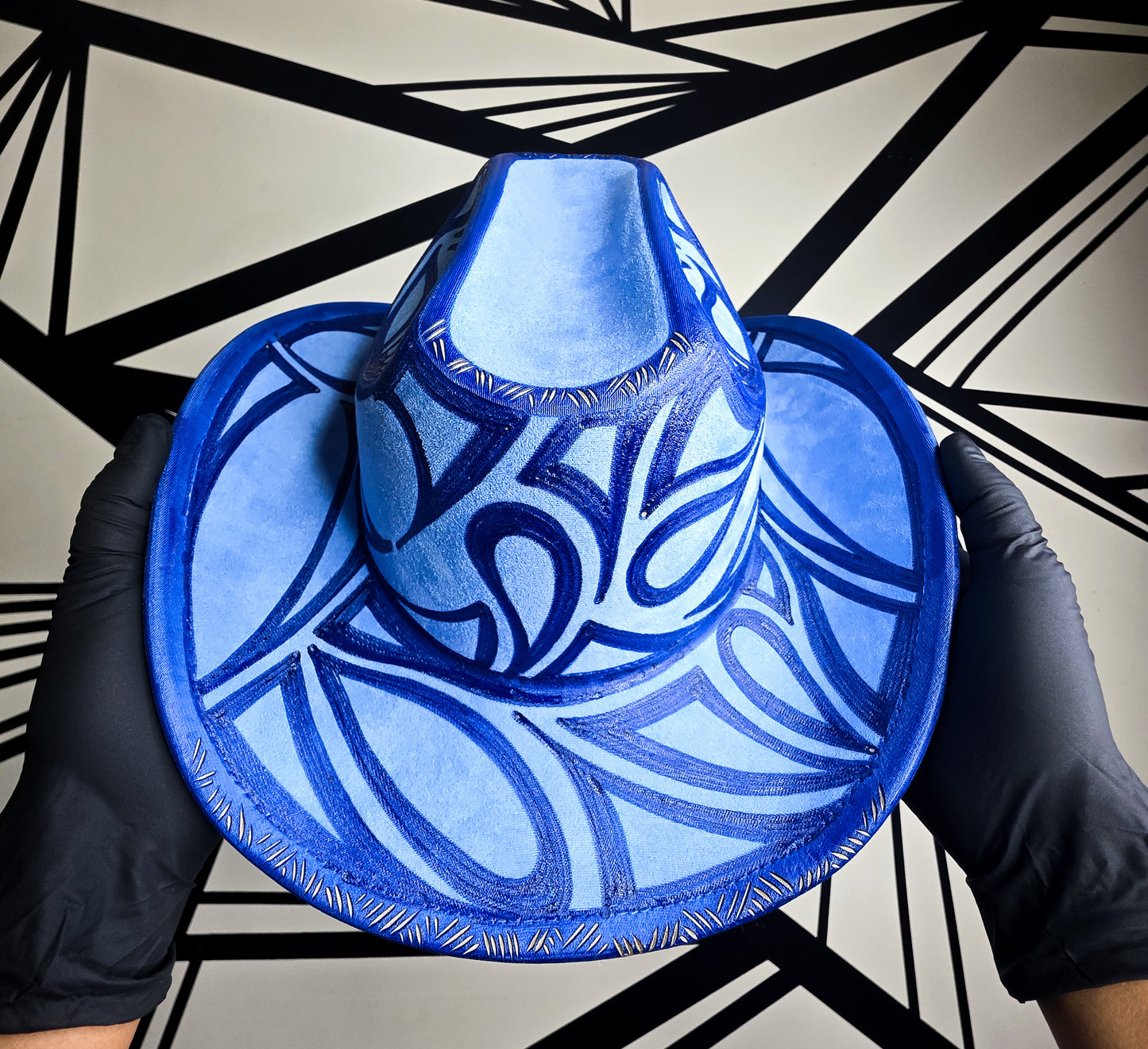 Cobalt/Baby Blue Standard Brim Cowboy Hat