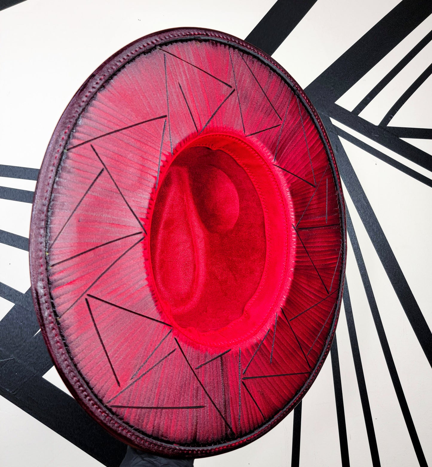 Crimson Delta Sigma Theta Fedora