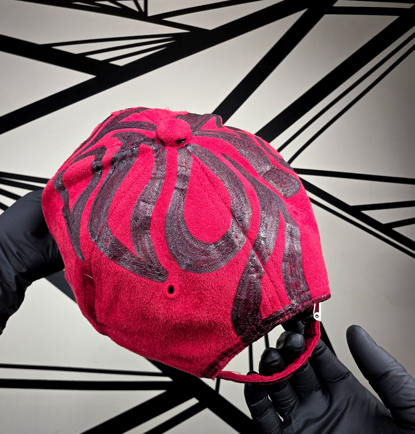 Crimson/Black Baseball Cap
