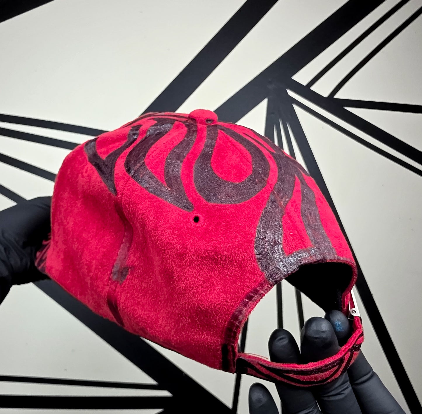 Crimson/Black Baseball Cap