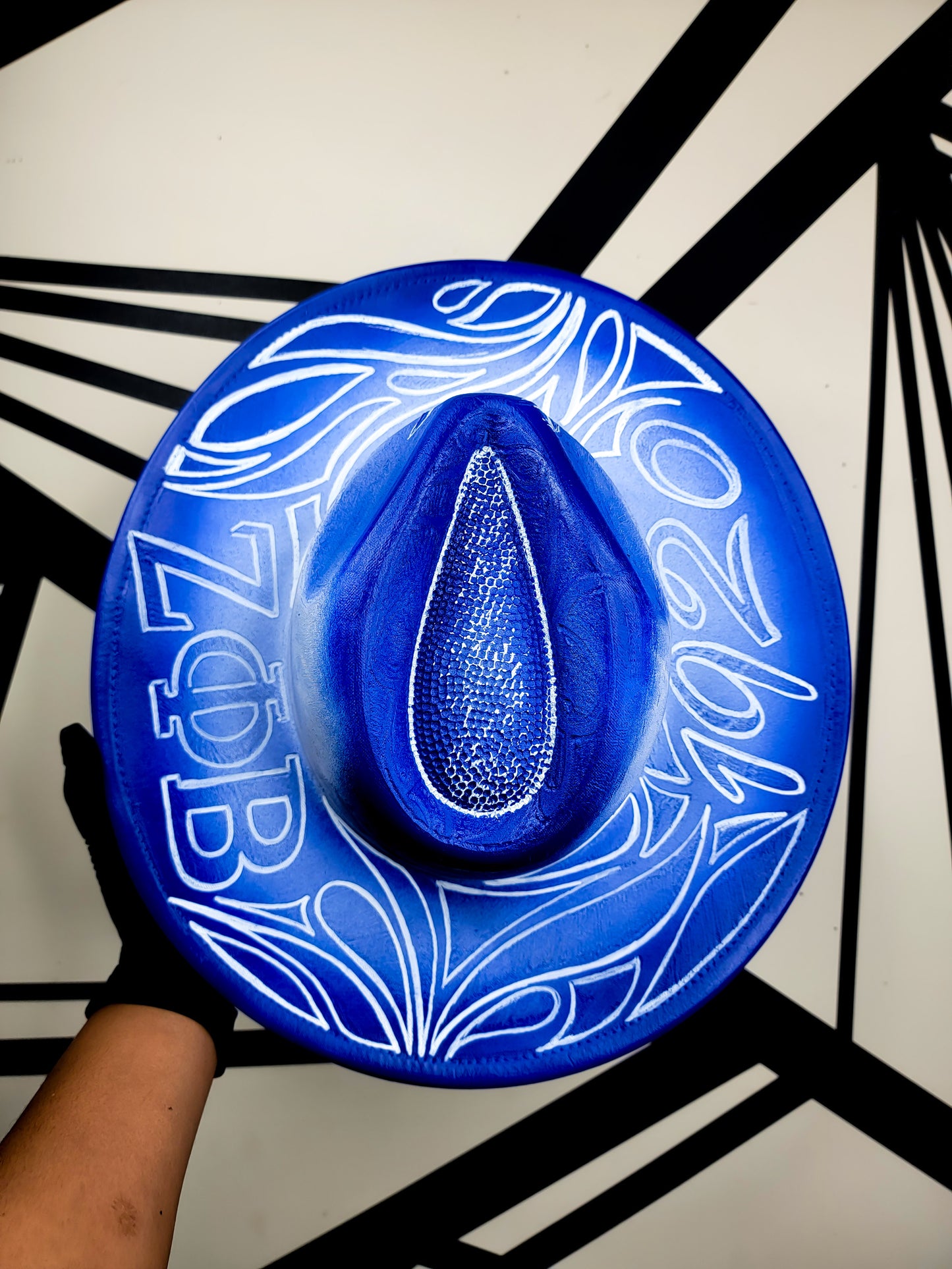 Zeta Phi Beta Custom Fedora