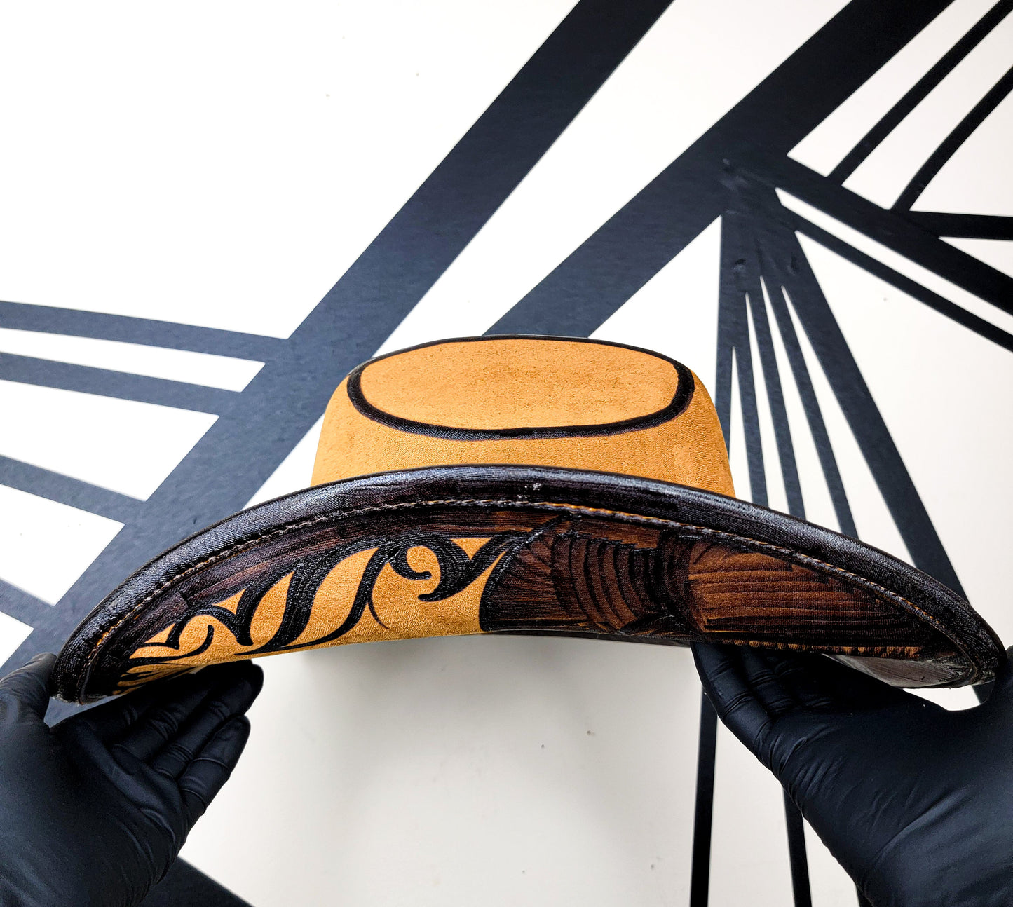 Wide Brim Cowboy Hat