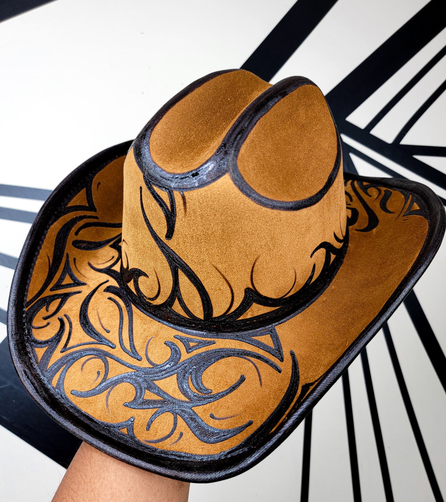 Wide Brim Cowboy Hat