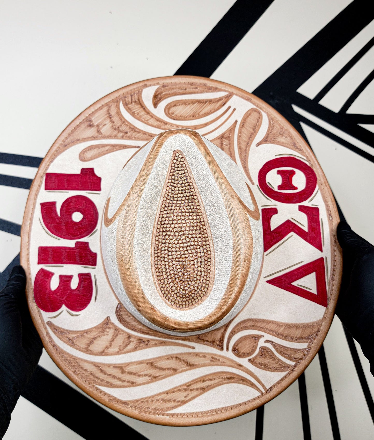 Cream Delta Sigma Theta Fedora