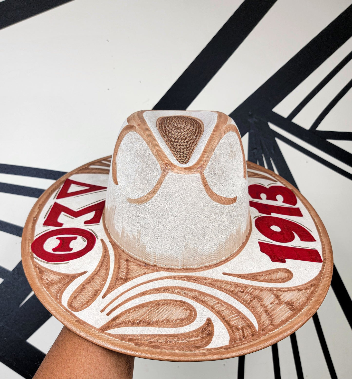 Cream Delta Sigma Theta Fedora