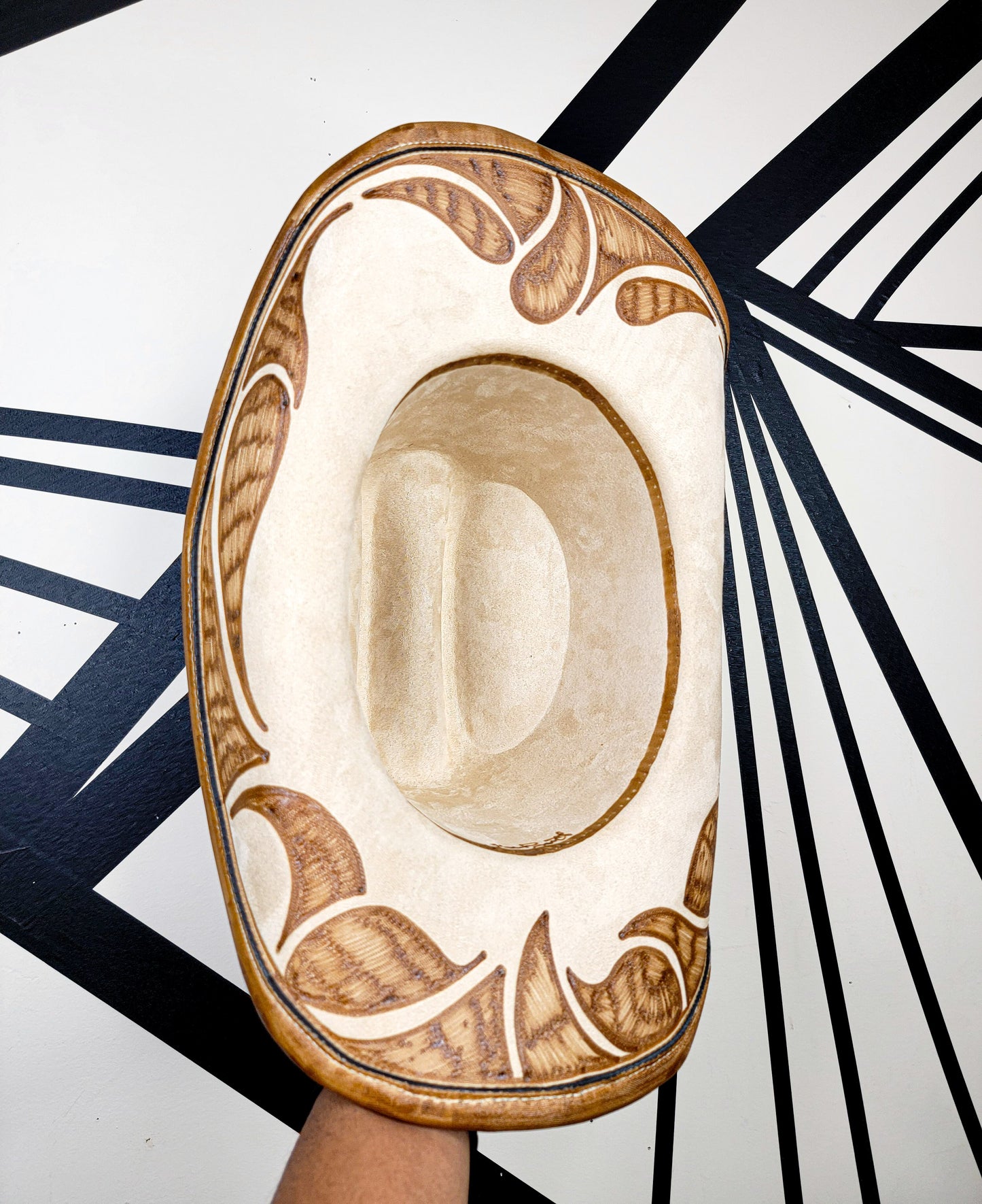Cream Wide Brim Cowboy Hat