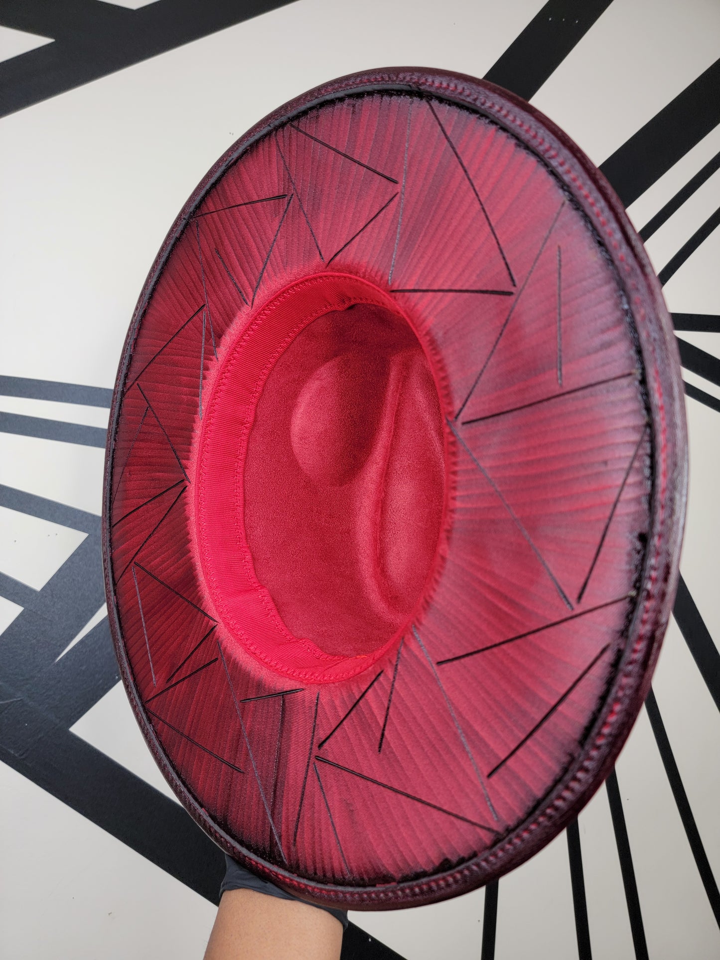 Crimson Delta Sigma Theta Fedora