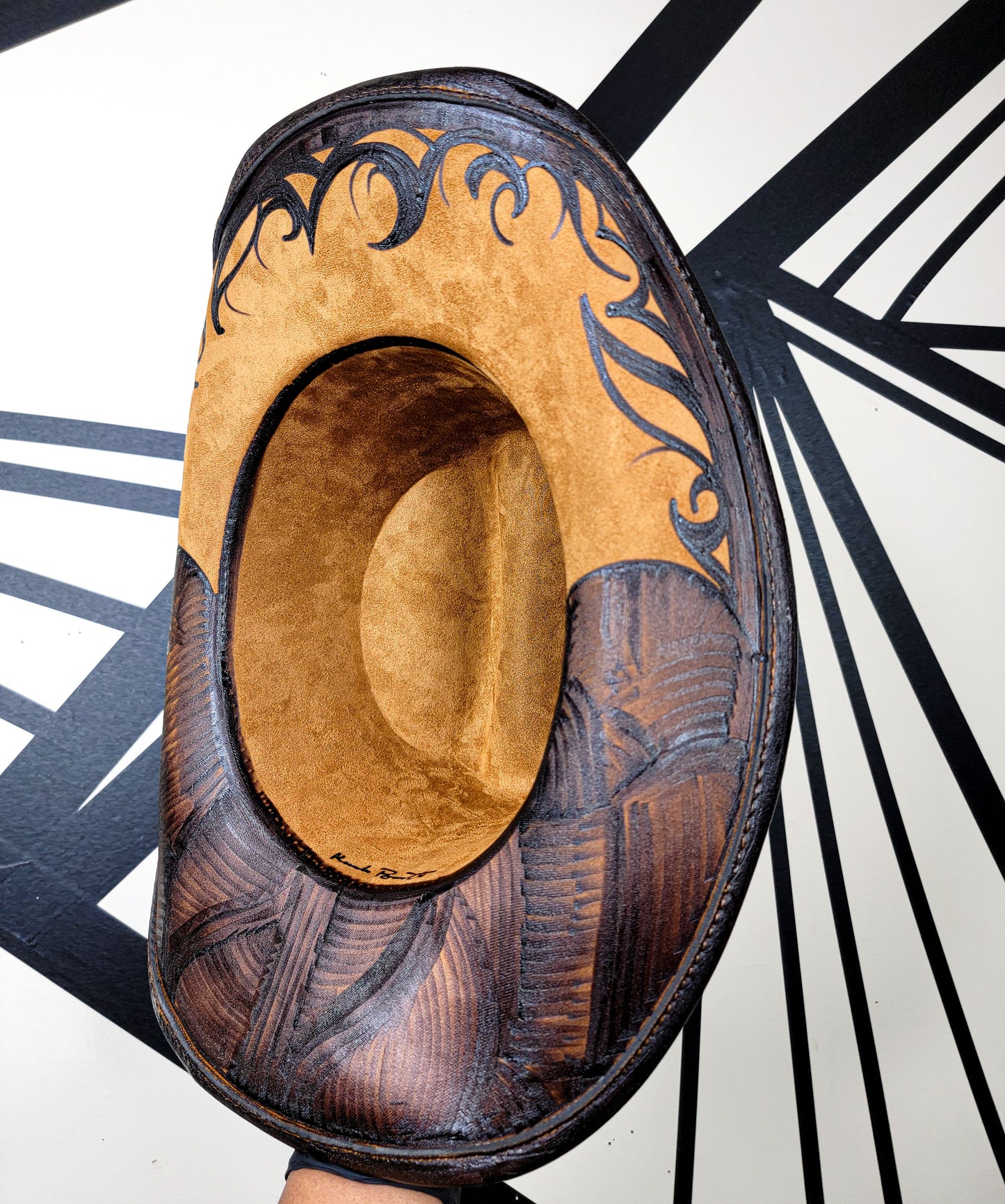 Wide Brim Cowboy Hat