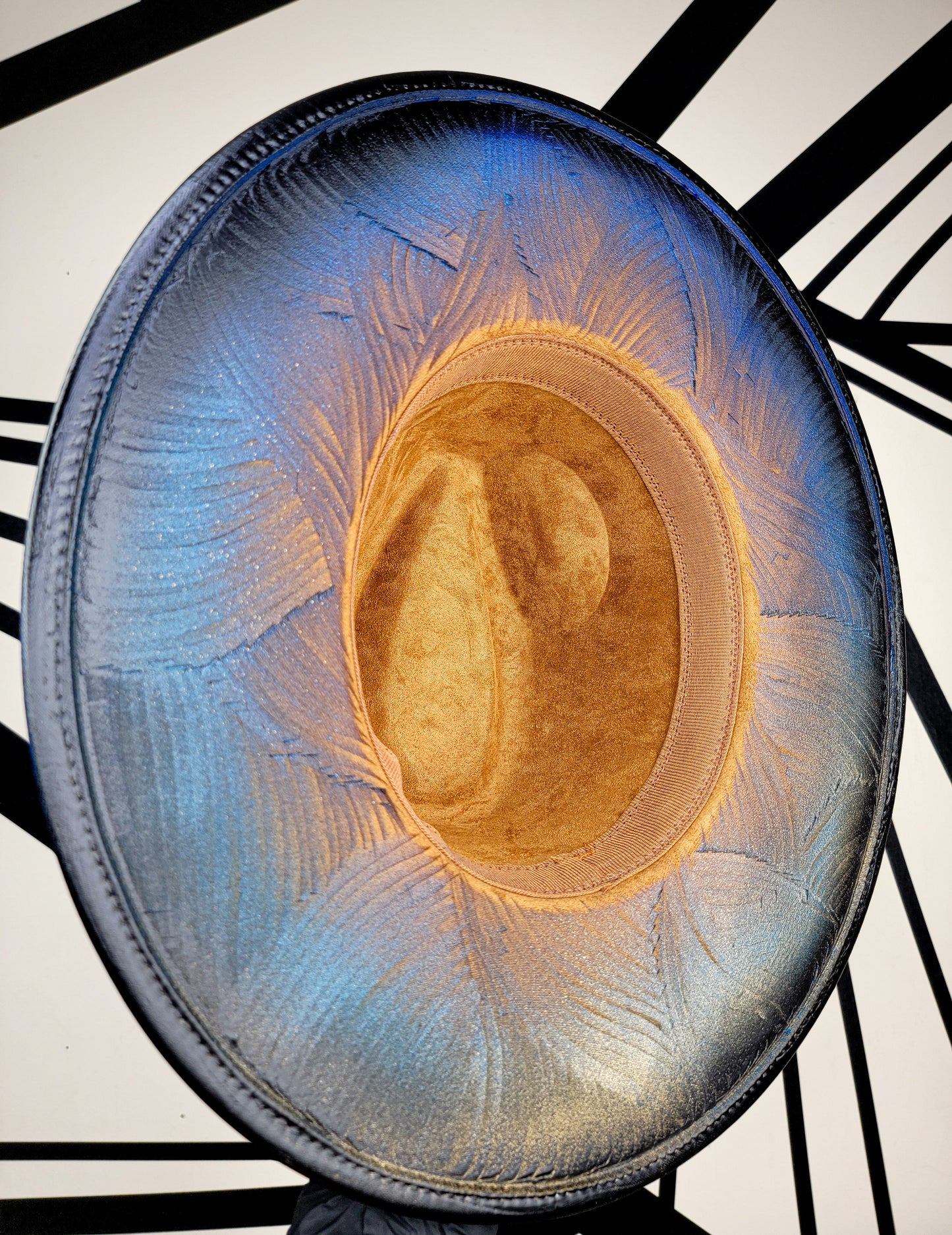 Peacock Wide Brim Fedora 3
