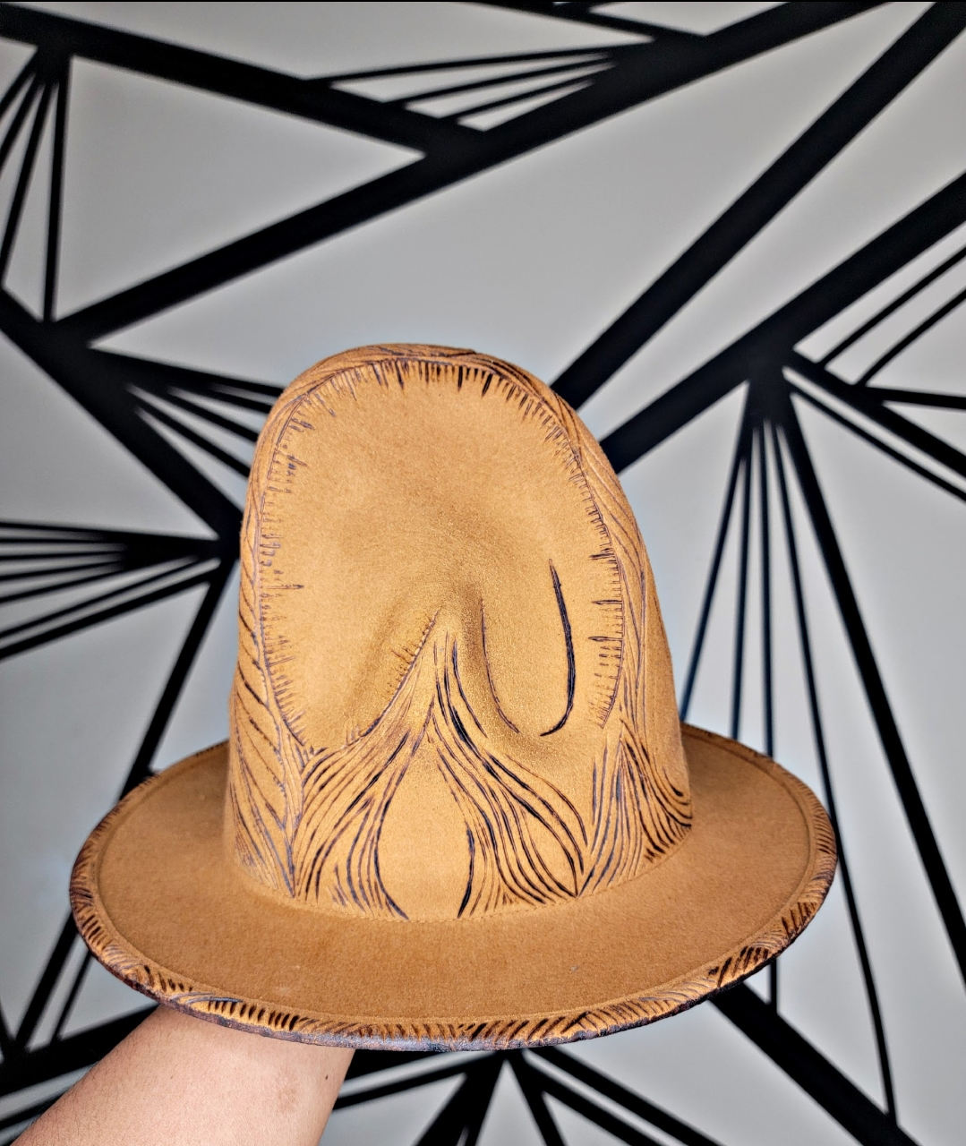 Wool Asymmetrical Top Hat
