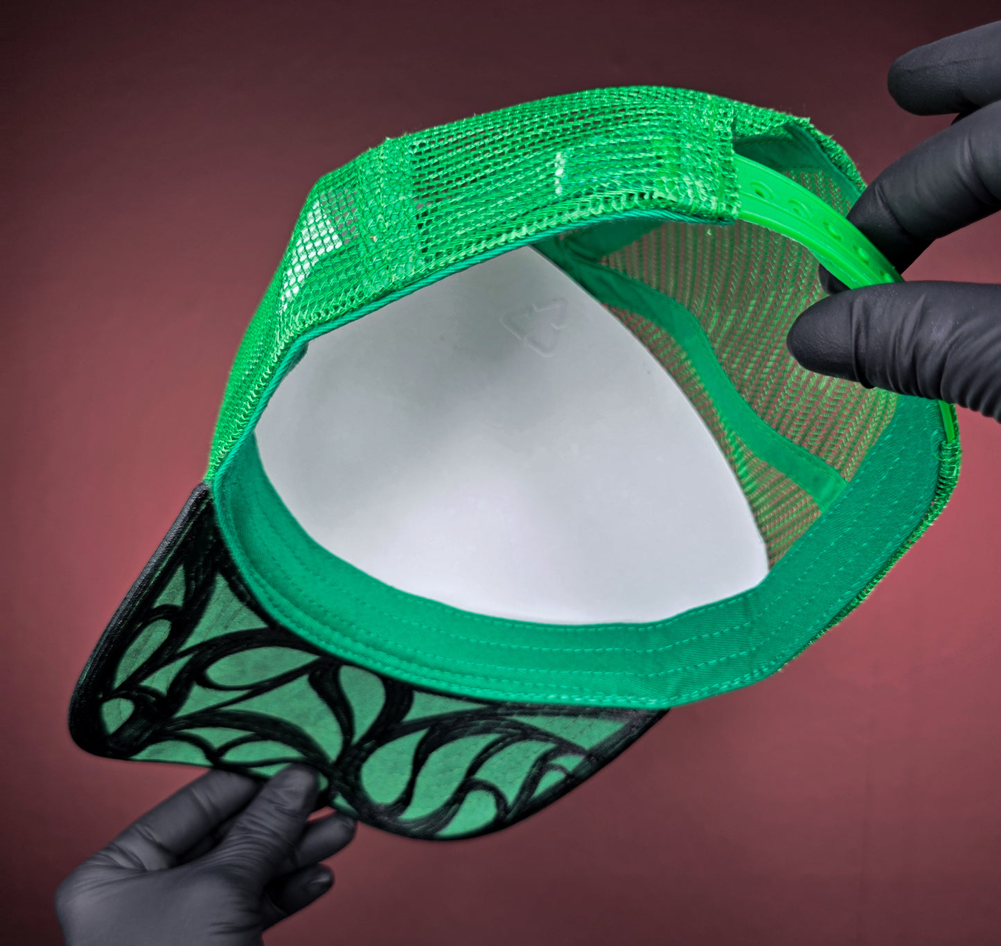 Green Trucker Mesh Snapback