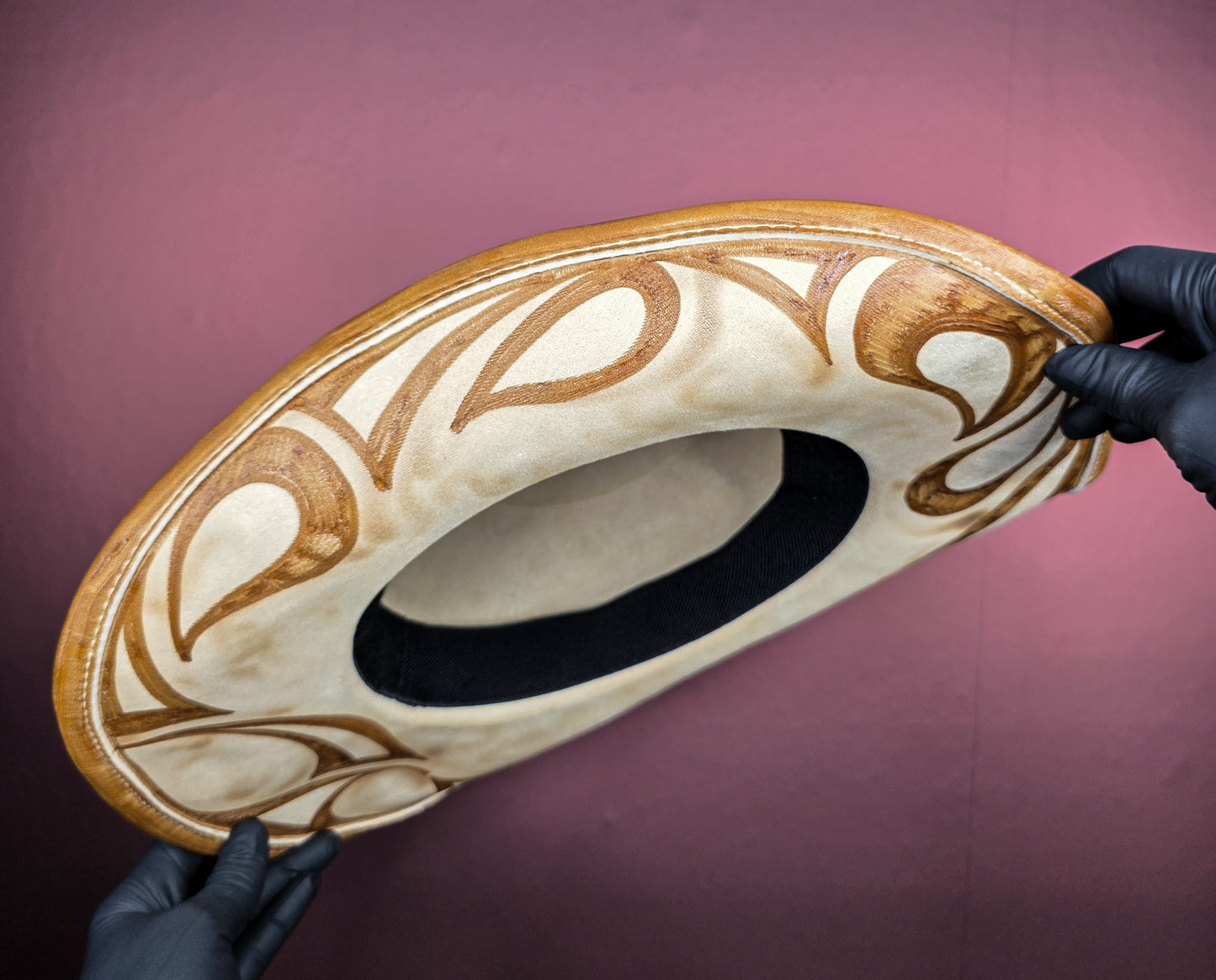 Torched Cream Wide Brim Cowboy Hat