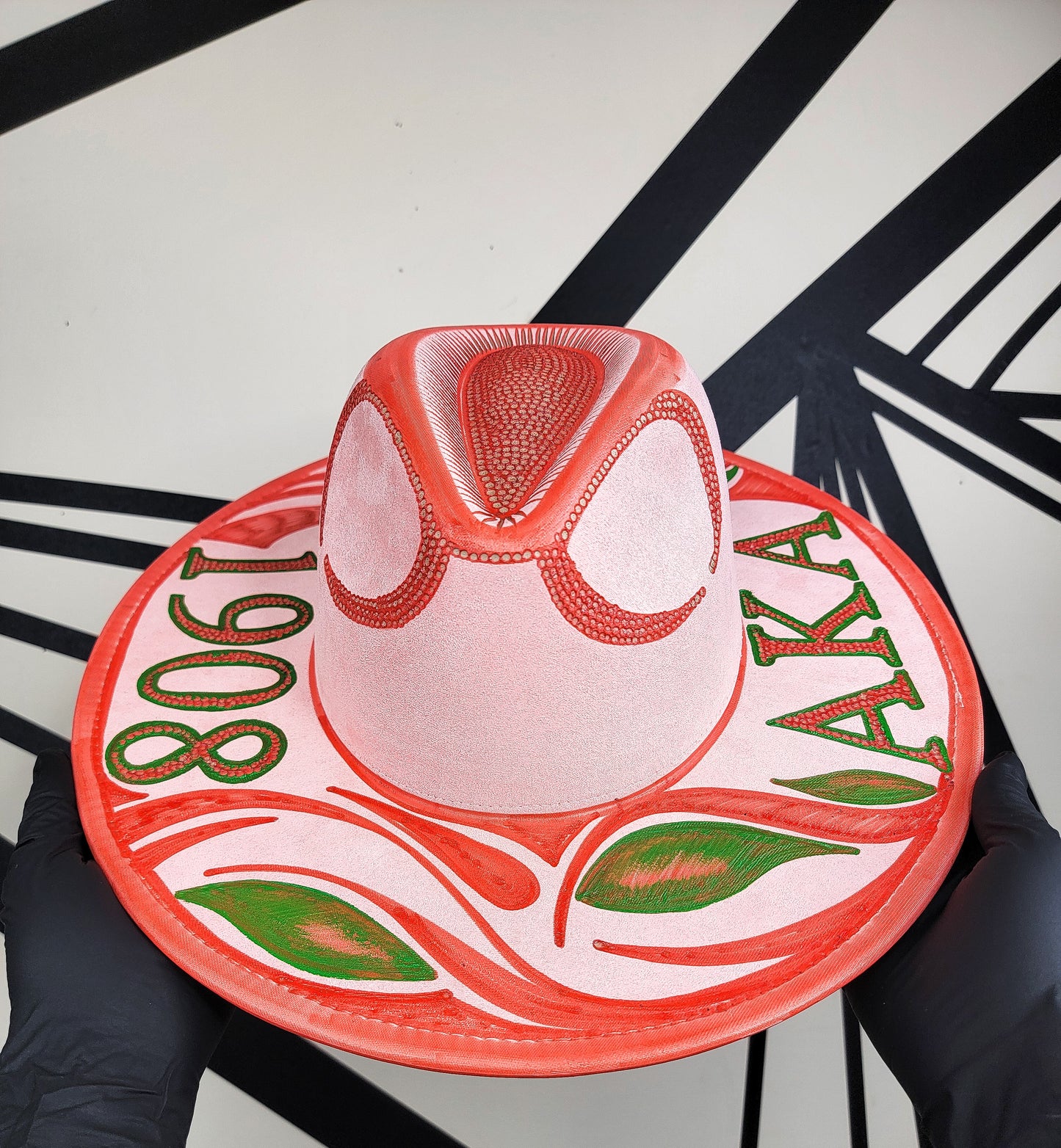Alpha Kappa Alpha Wide Brim Fedora