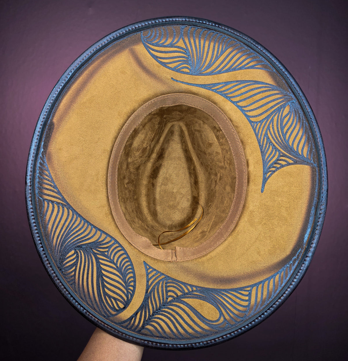 Torched Wheat Wide Brim Fedora II