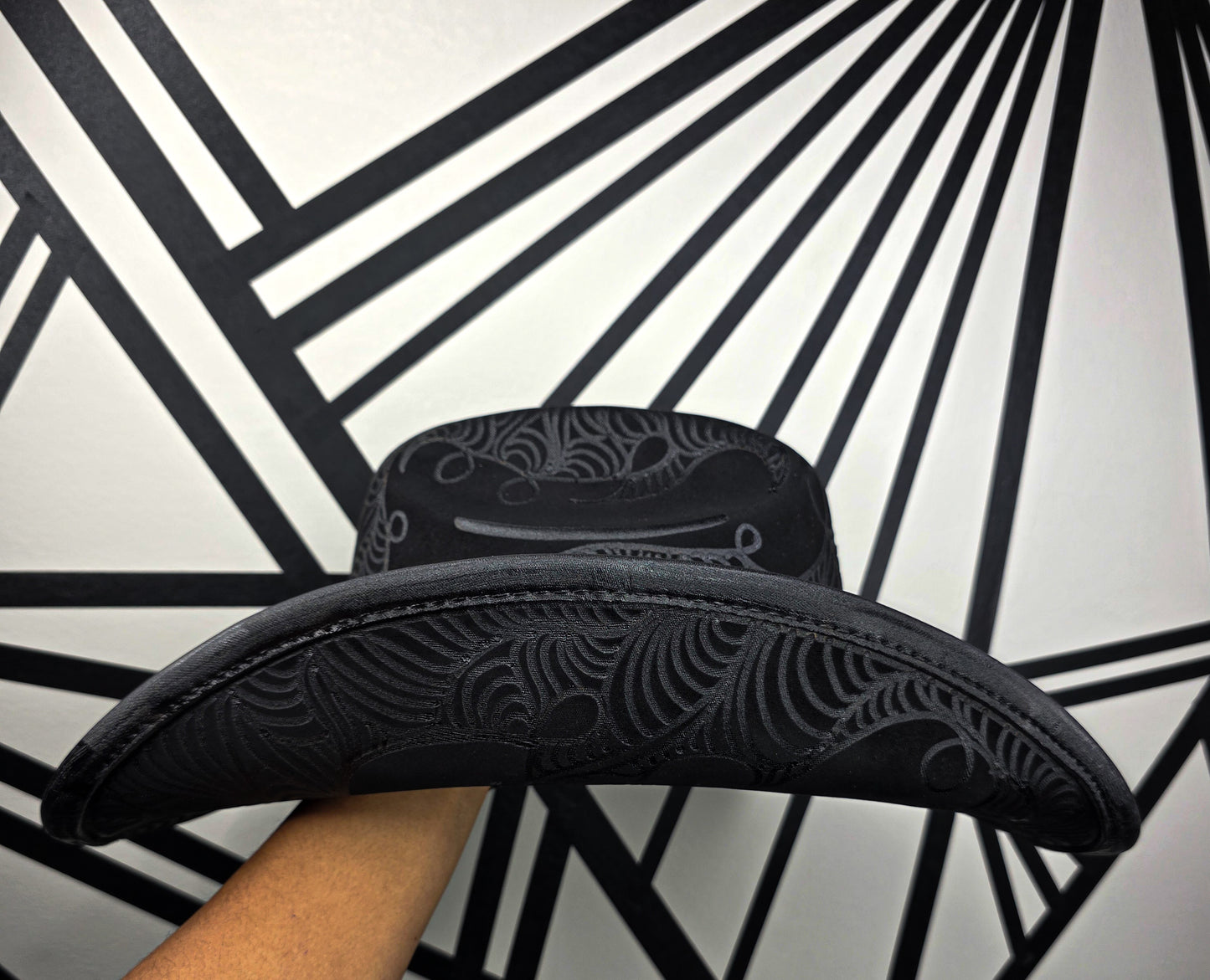 Black Wide Brim Cowboy Hat
