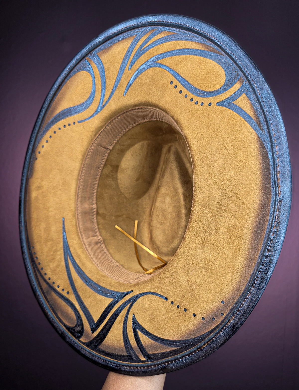 Torched Wheat Wide Brim Fedora III