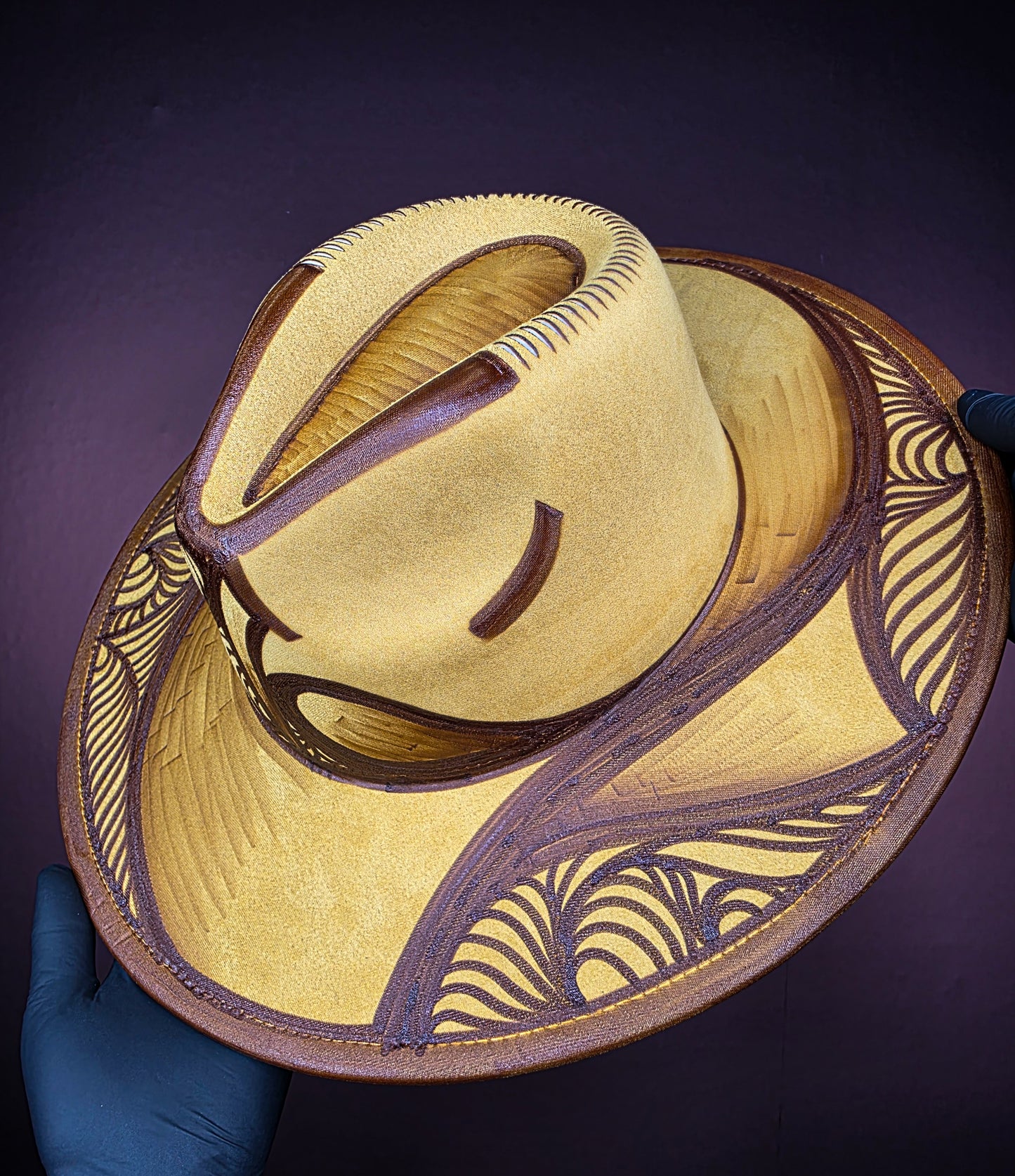 Marigold Wide Brim Fedora