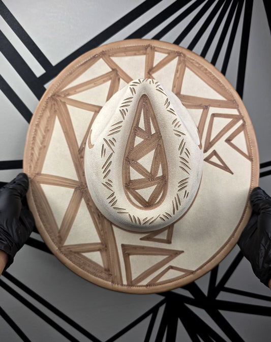 Cream Wide Brim Fedora II