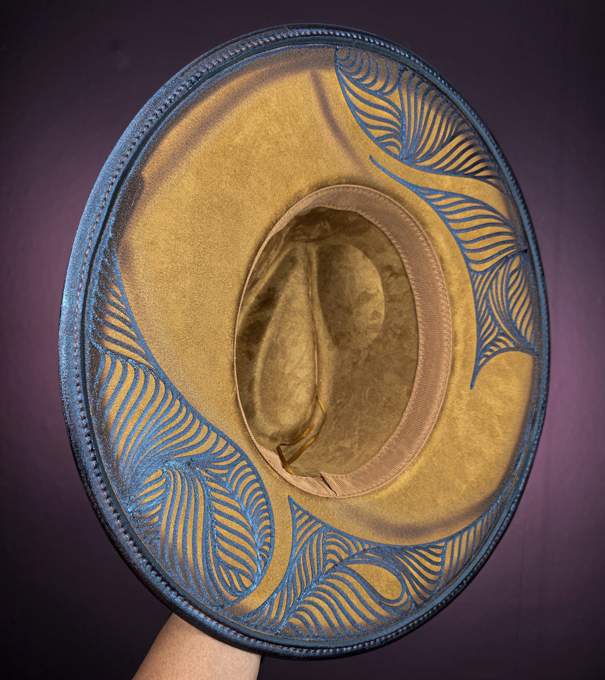 Torched Wheat Wide Brim Fedora II