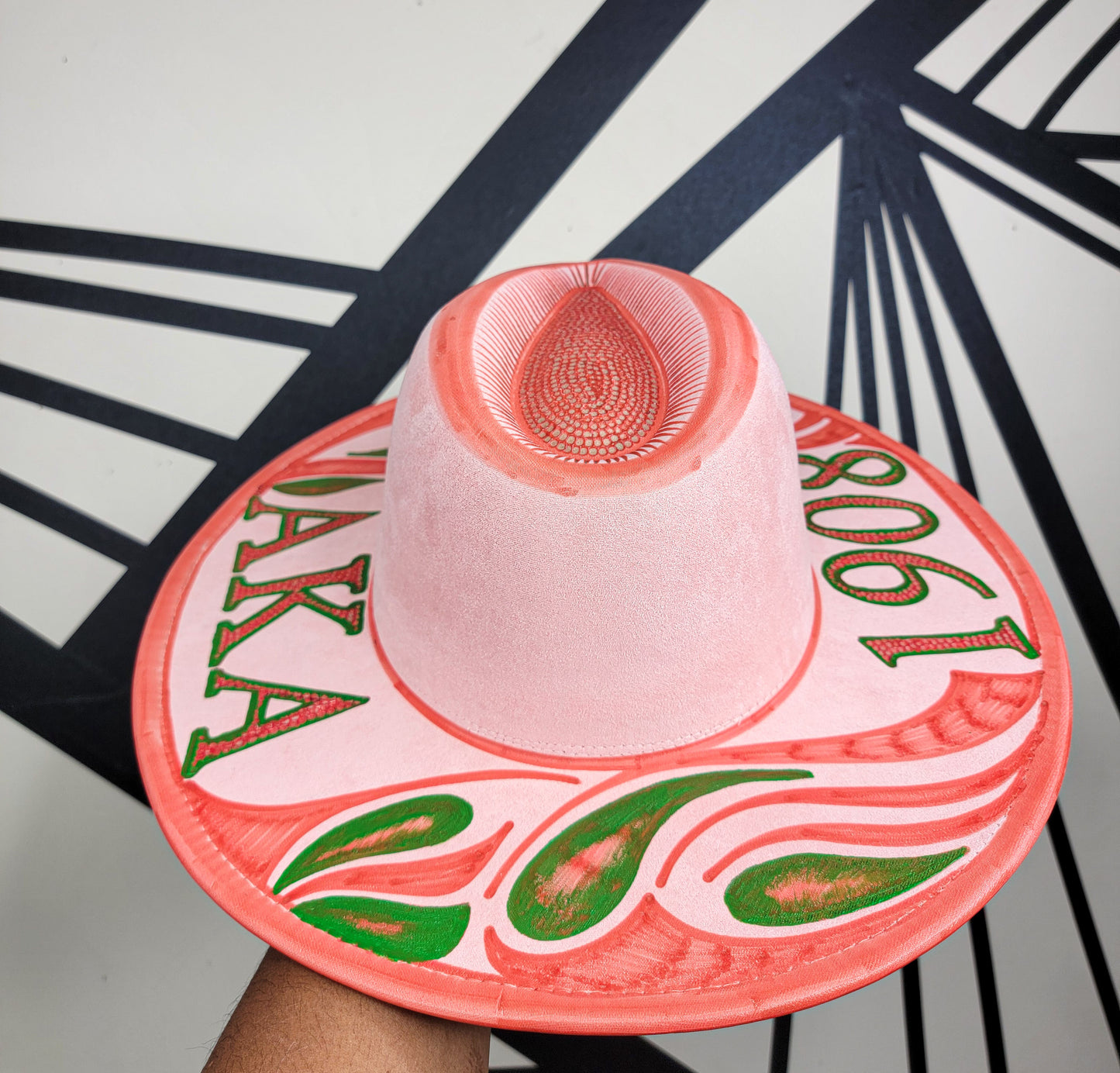 Alpha Kappa Alpha Wide Brim Fedora