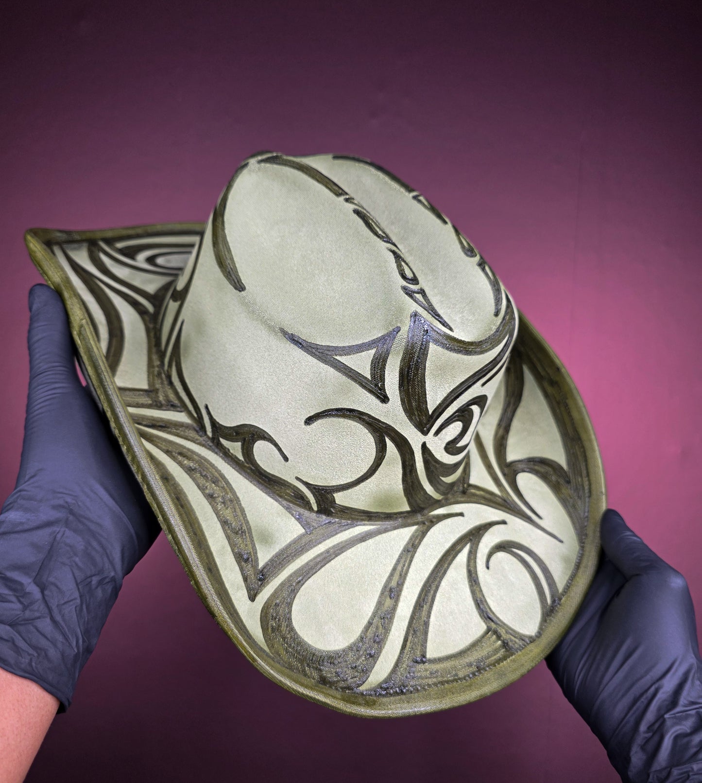 Torched Sage Wide Brim Cowboy Hat
