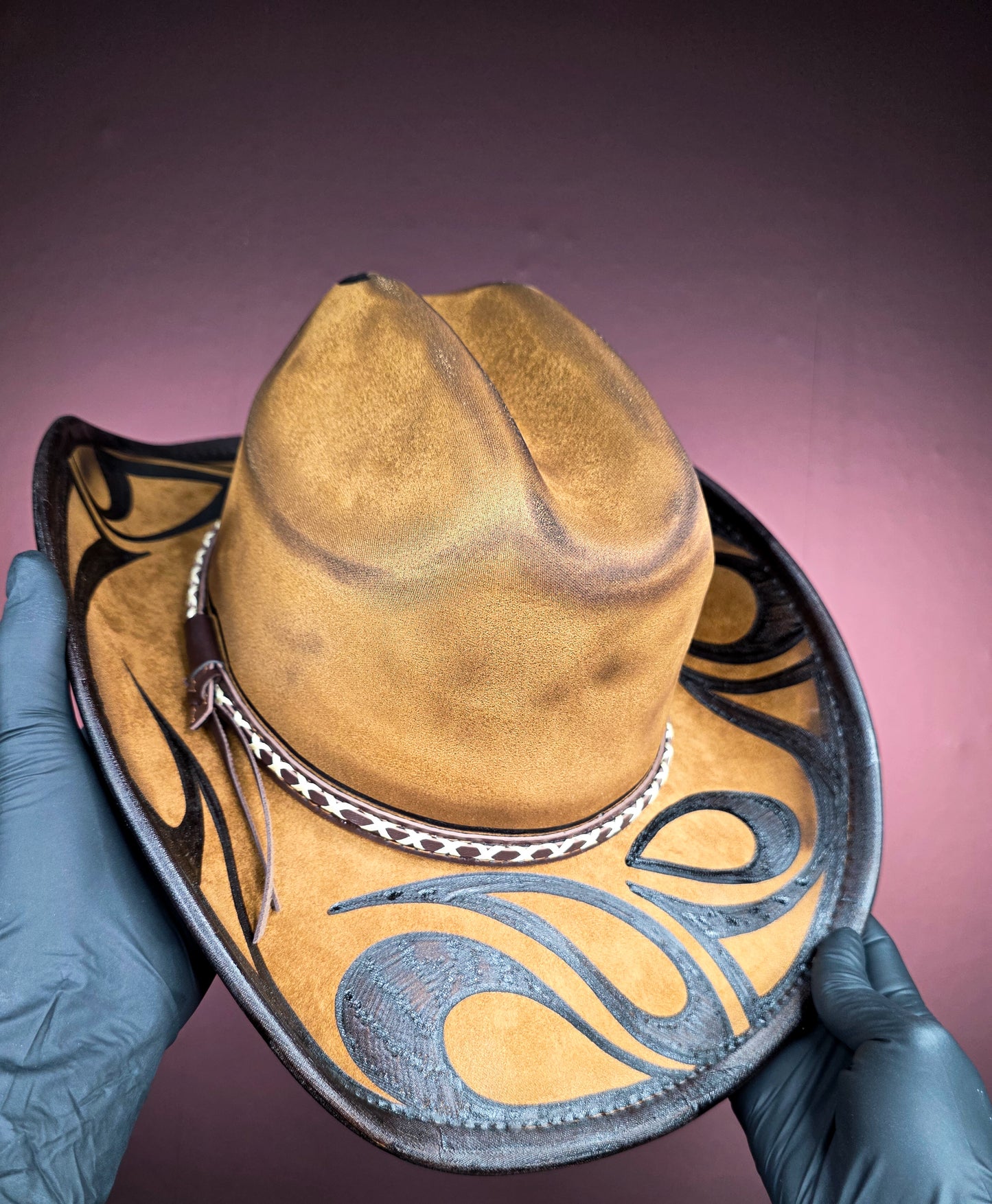Torched Wheat Wide Brim Cowboy Hat