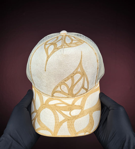Cream Trucker Mesh Snapback II