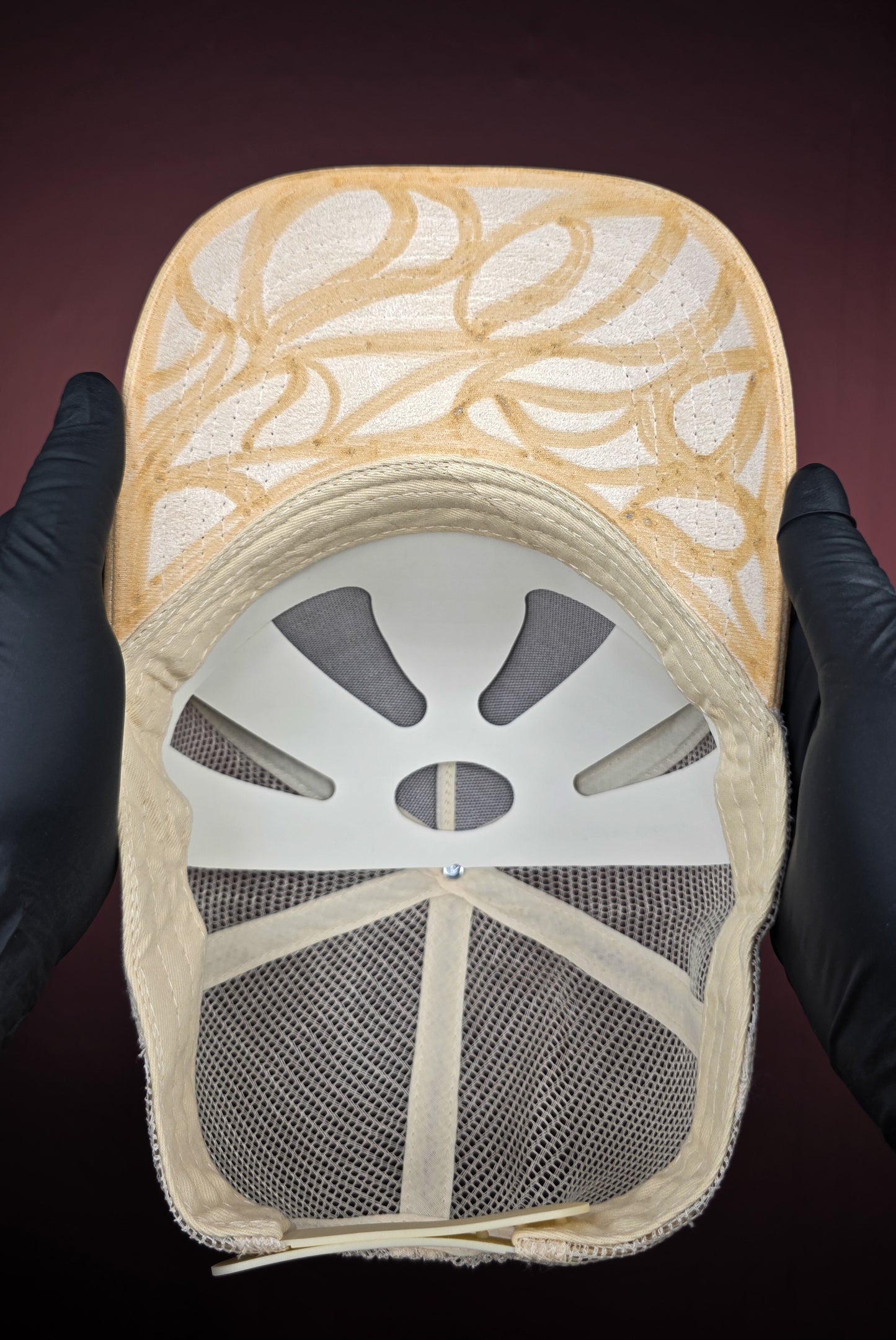 Cream Trucker Mesh Snapback II