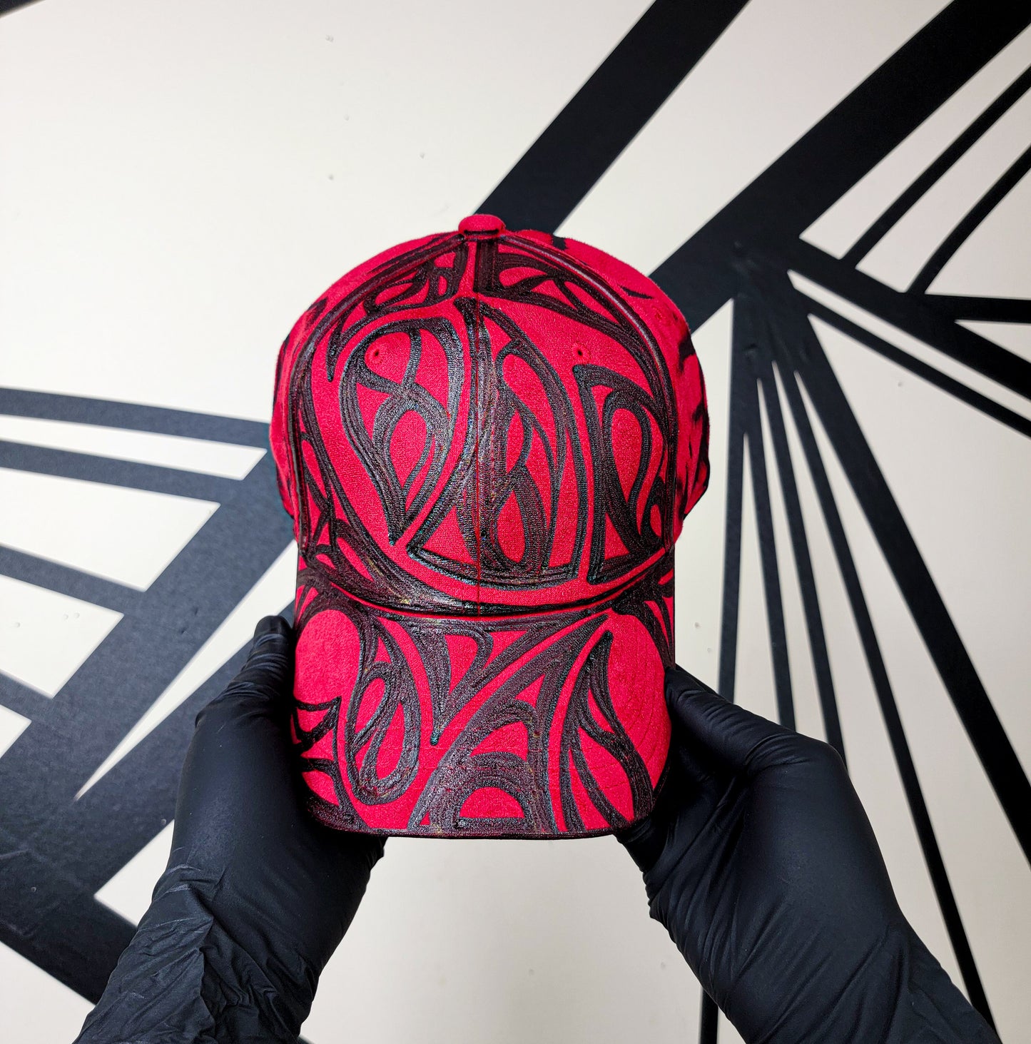Crimson/Black Baseball Cap