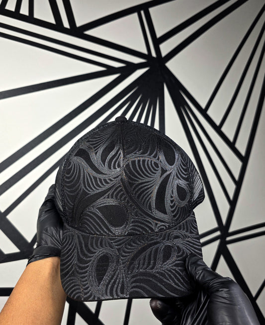 Black Trucker Mesh Snapback II