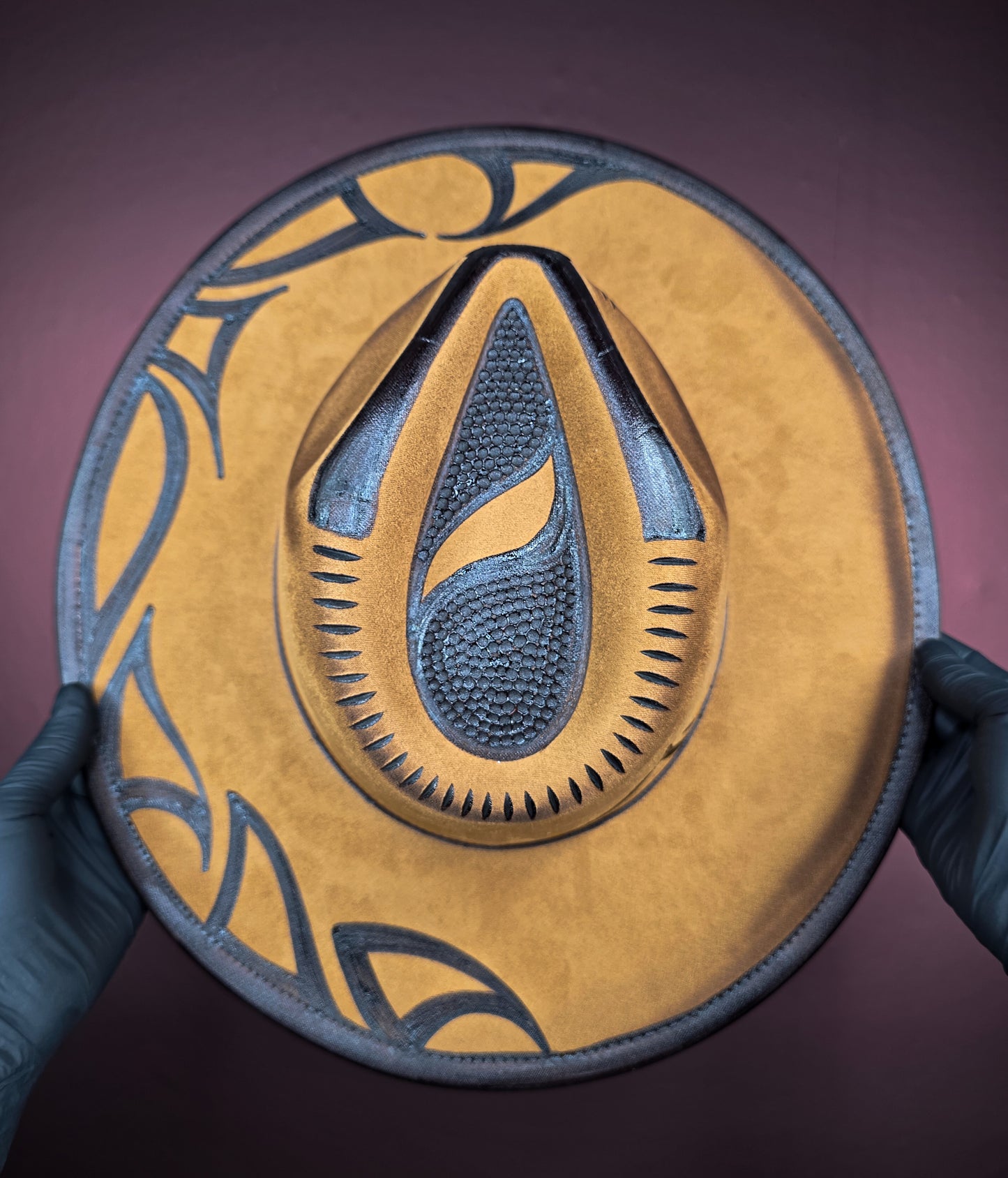 Torched Wheat Wide Brim Fedora