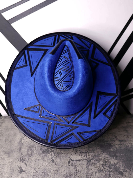 Sapphire Wide Brim Fedora