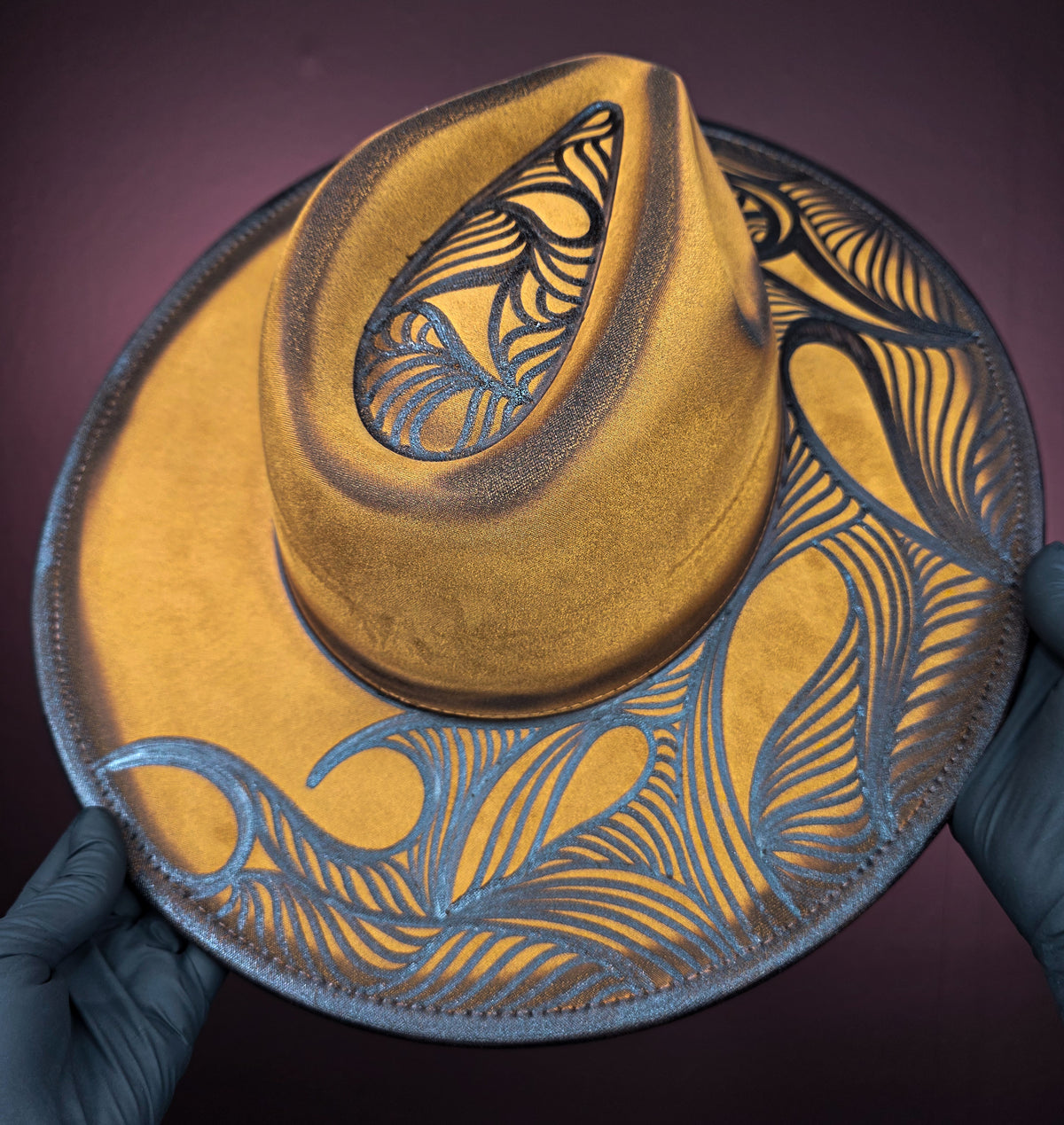 Torched Wheat Wide Brim Fedora II