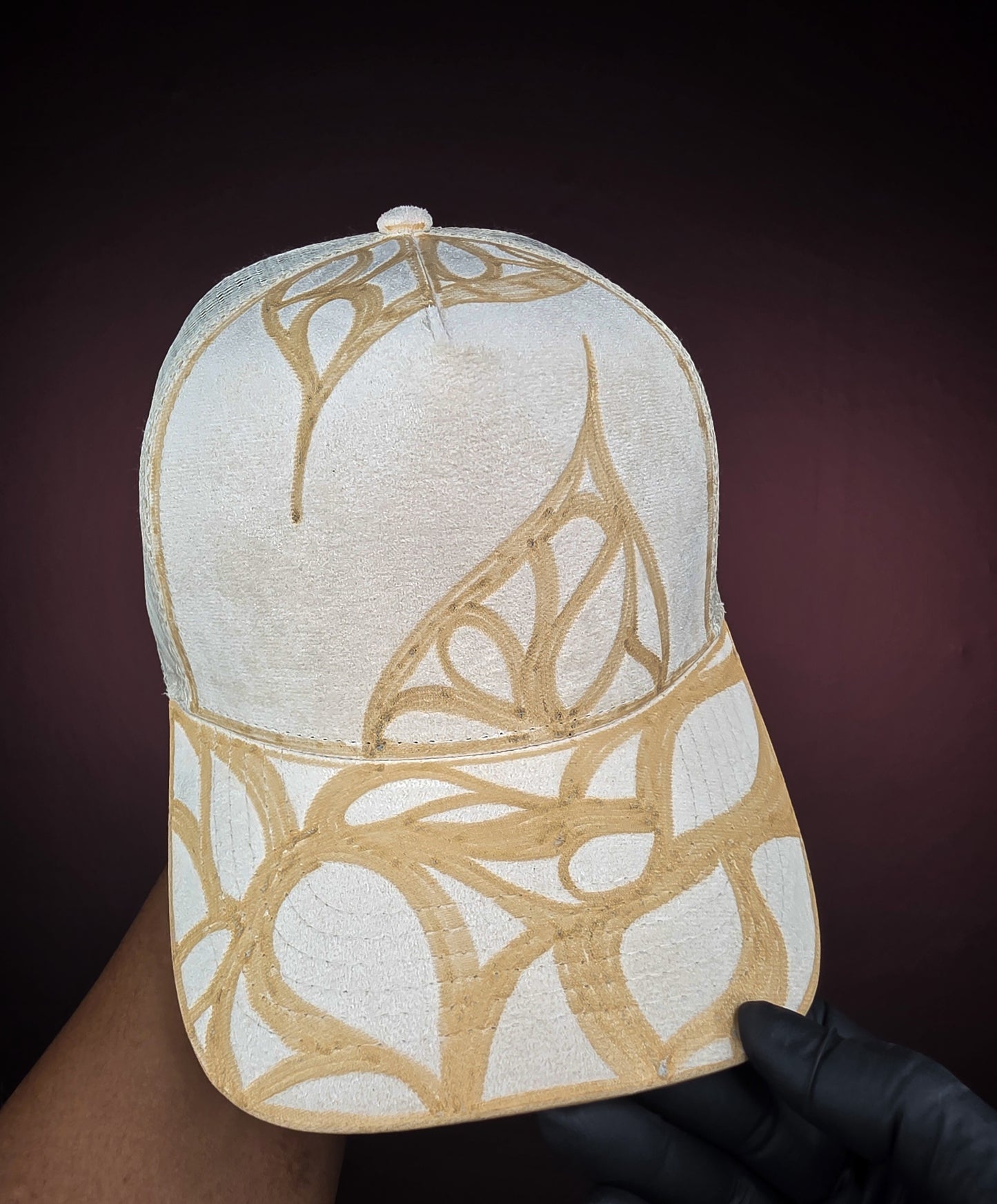 Cream Trucker Mesh Snapback II