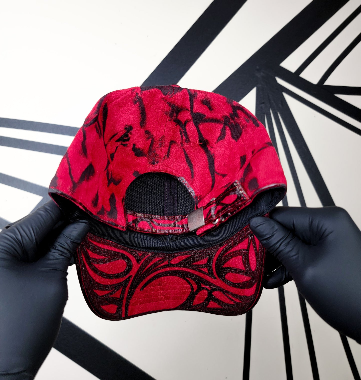 Crimson/Black Baseball Cap